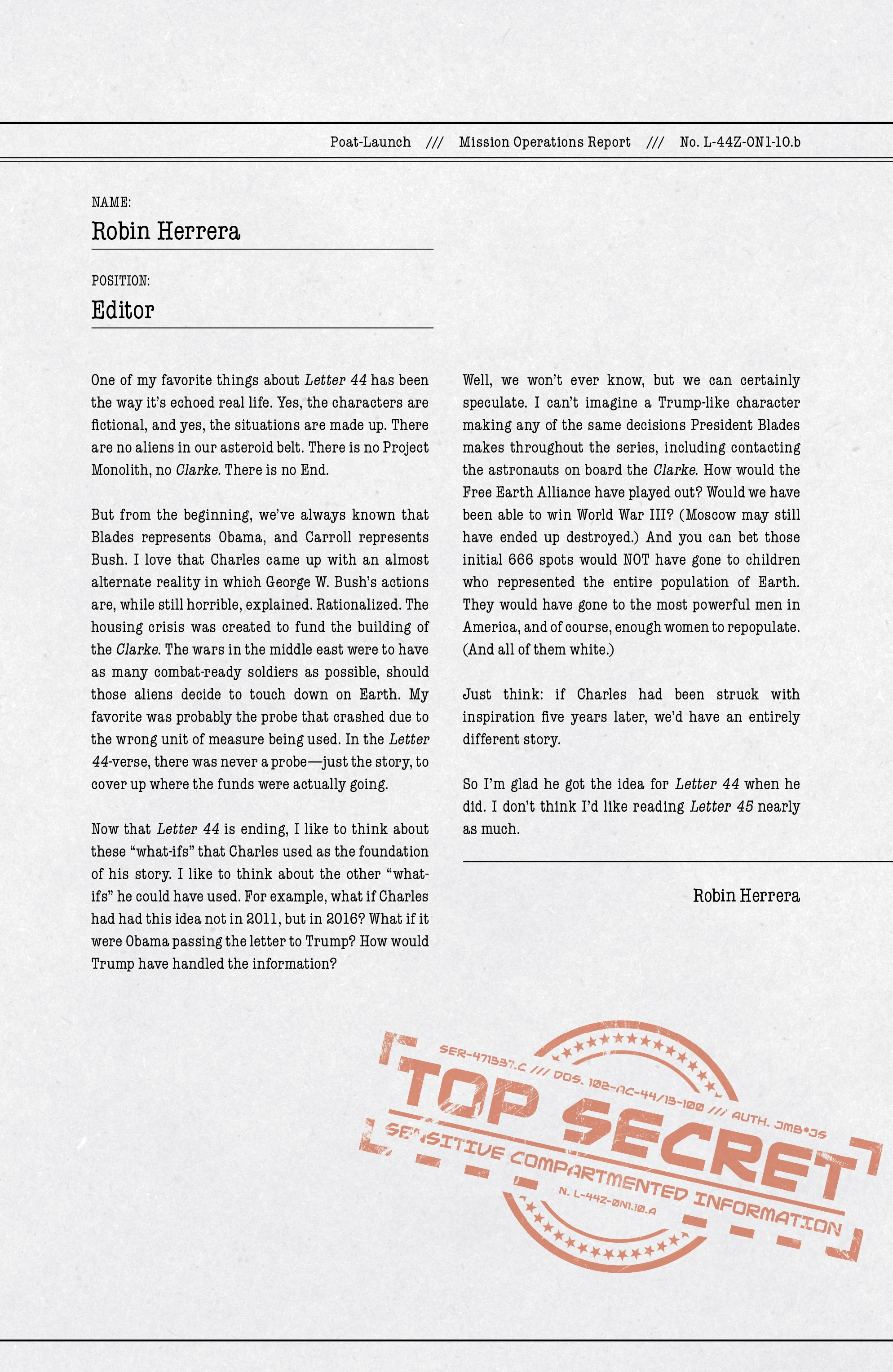 Letter 44 (2013-) issue 35 - Page 22