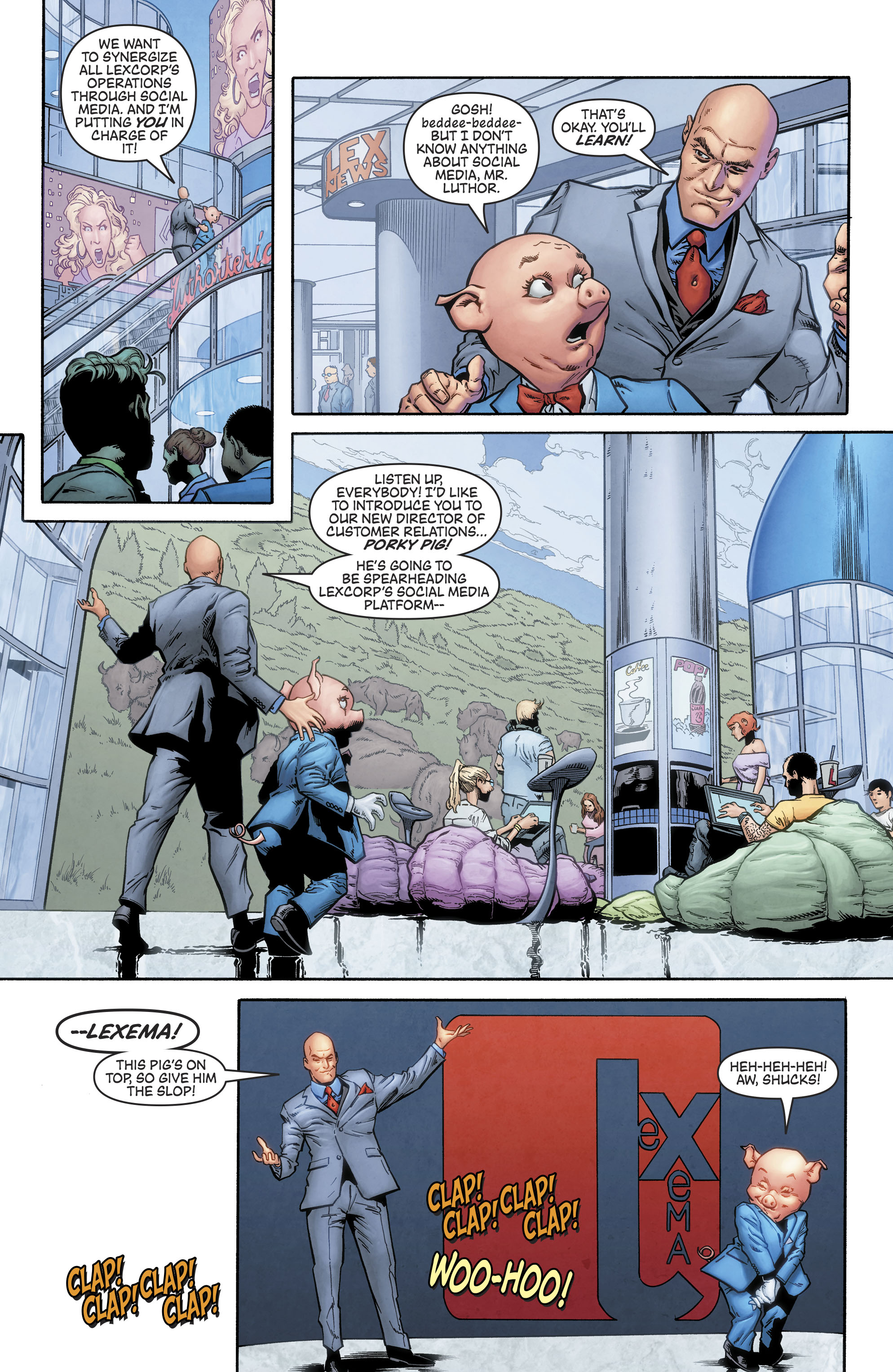 Lex Luthor/Porky Pig (2018) issue 1 - Page 9