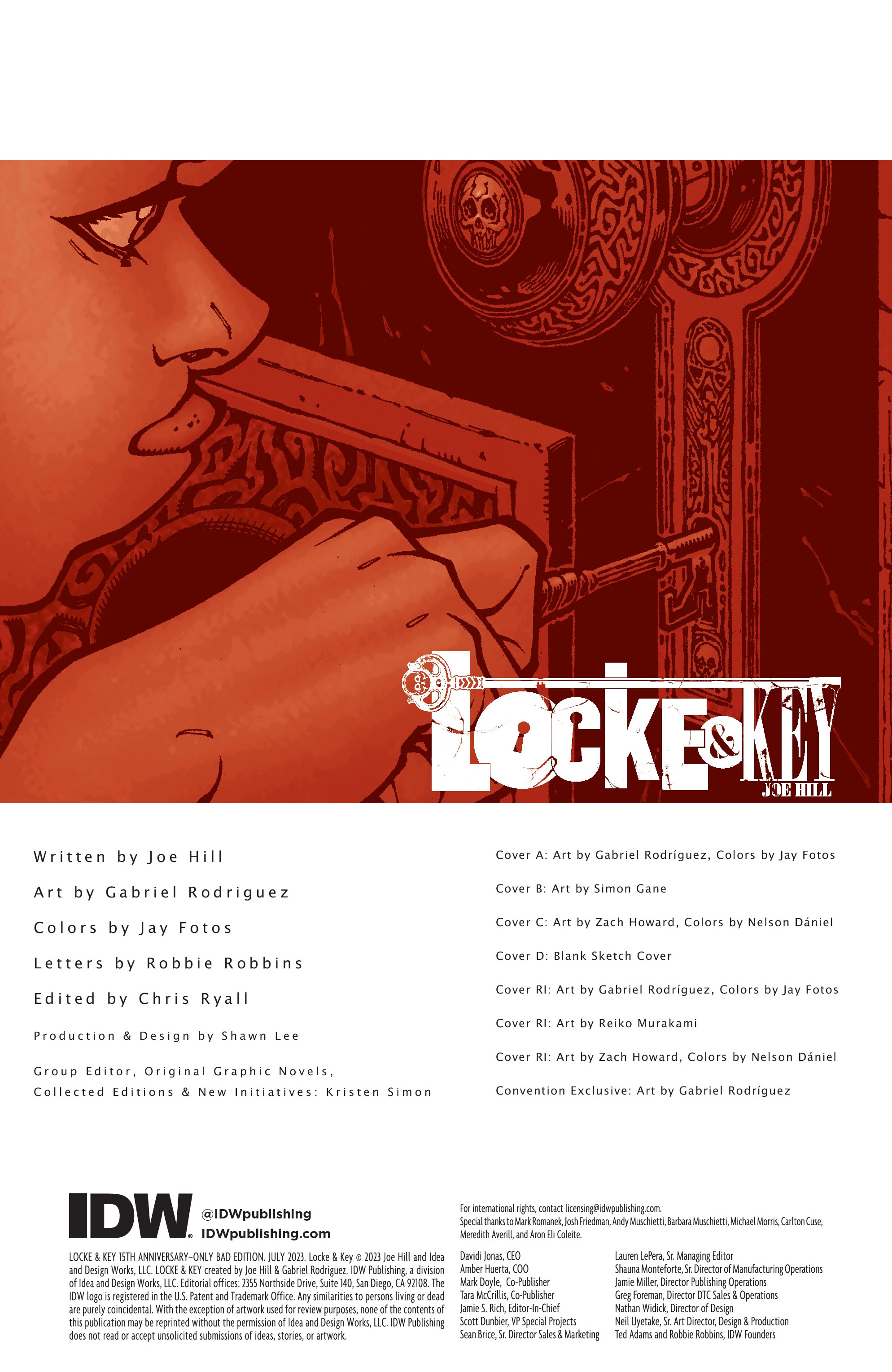Locke & Key: Welcome To Lovecraft: 15th Anniversary Edition (2023): Chapter 1 - Page 2