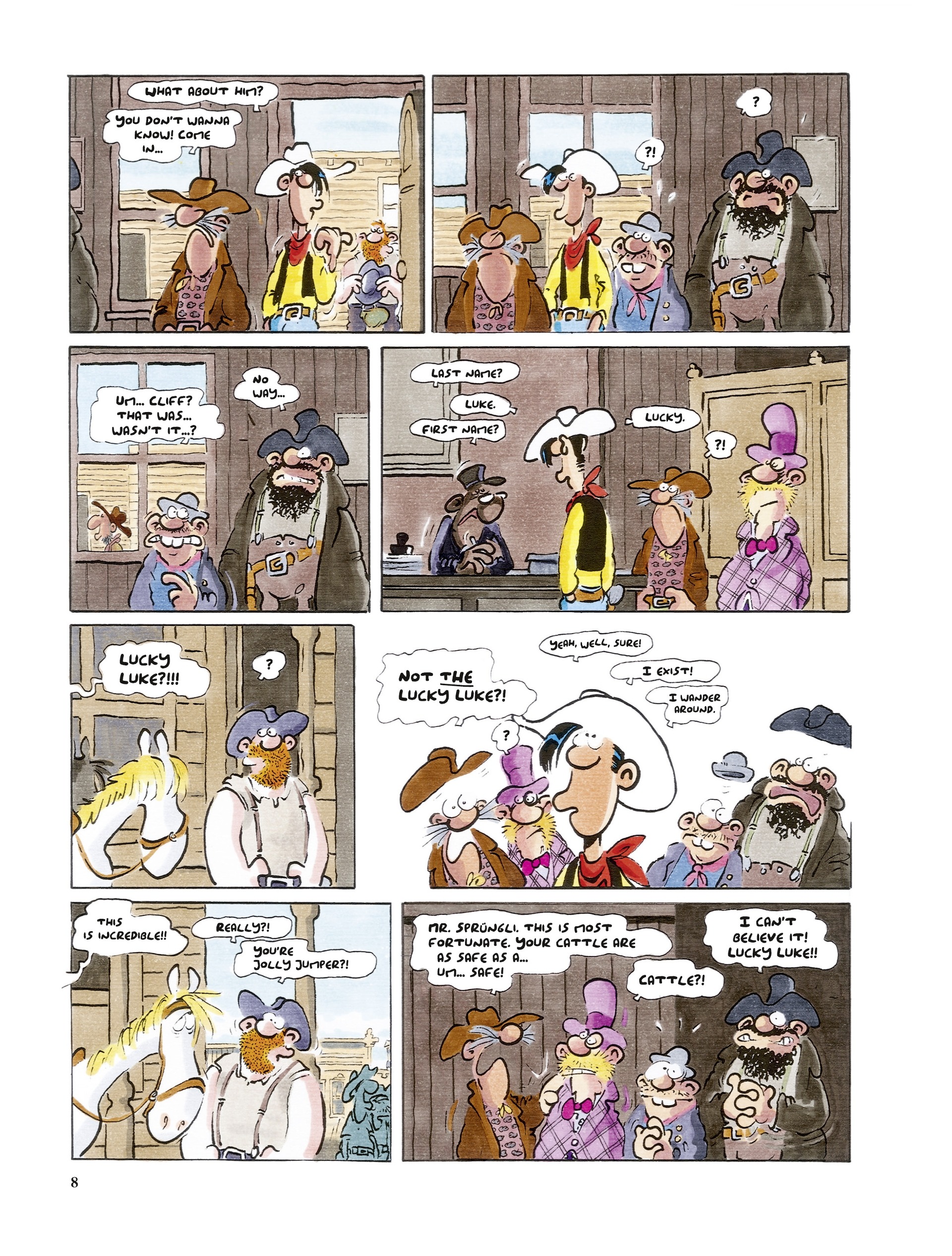 Lucky Luke: Swiss Bliss (2021-) issue 1 - Page 8