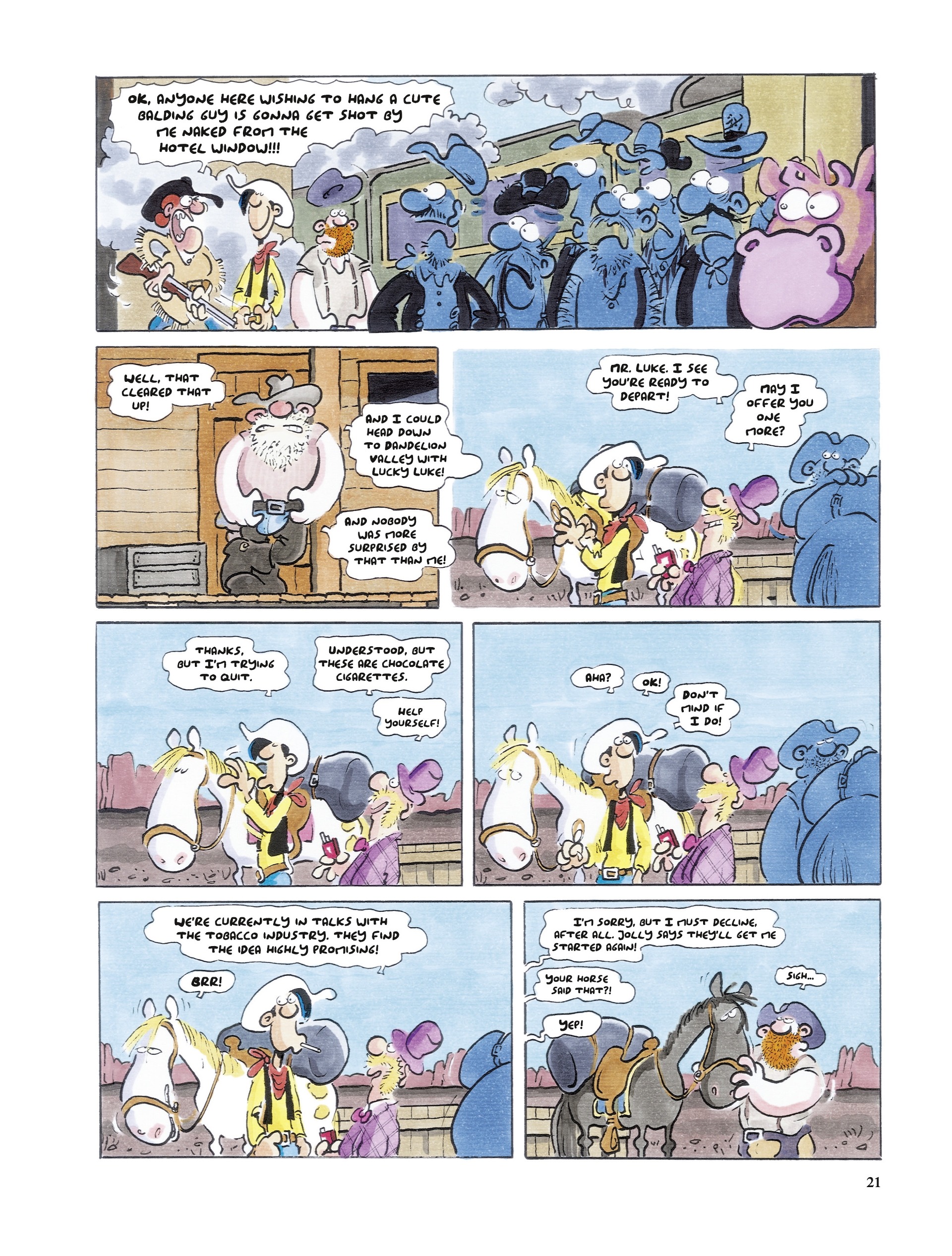 Lucky Luke: Swiss Bliss (2021-) issue 1 - Page 21