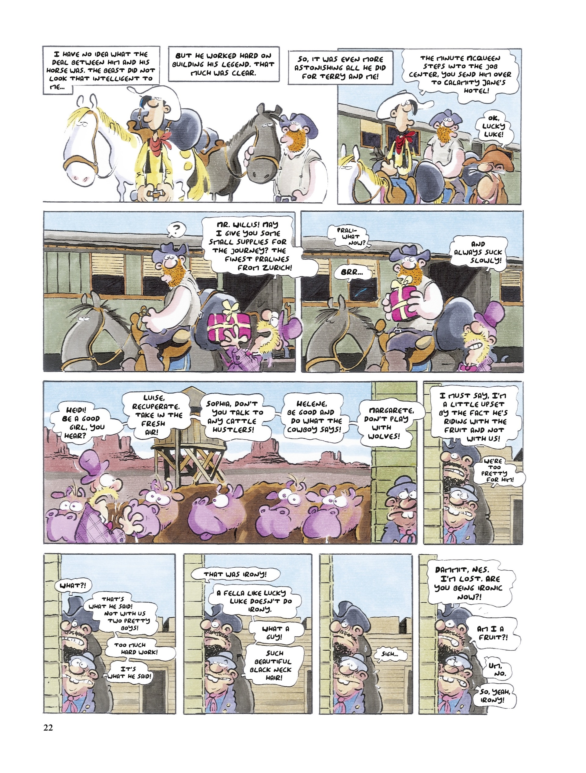 Lucky Luke: Swiss Bliss (2021-) issue 1 - Page 22