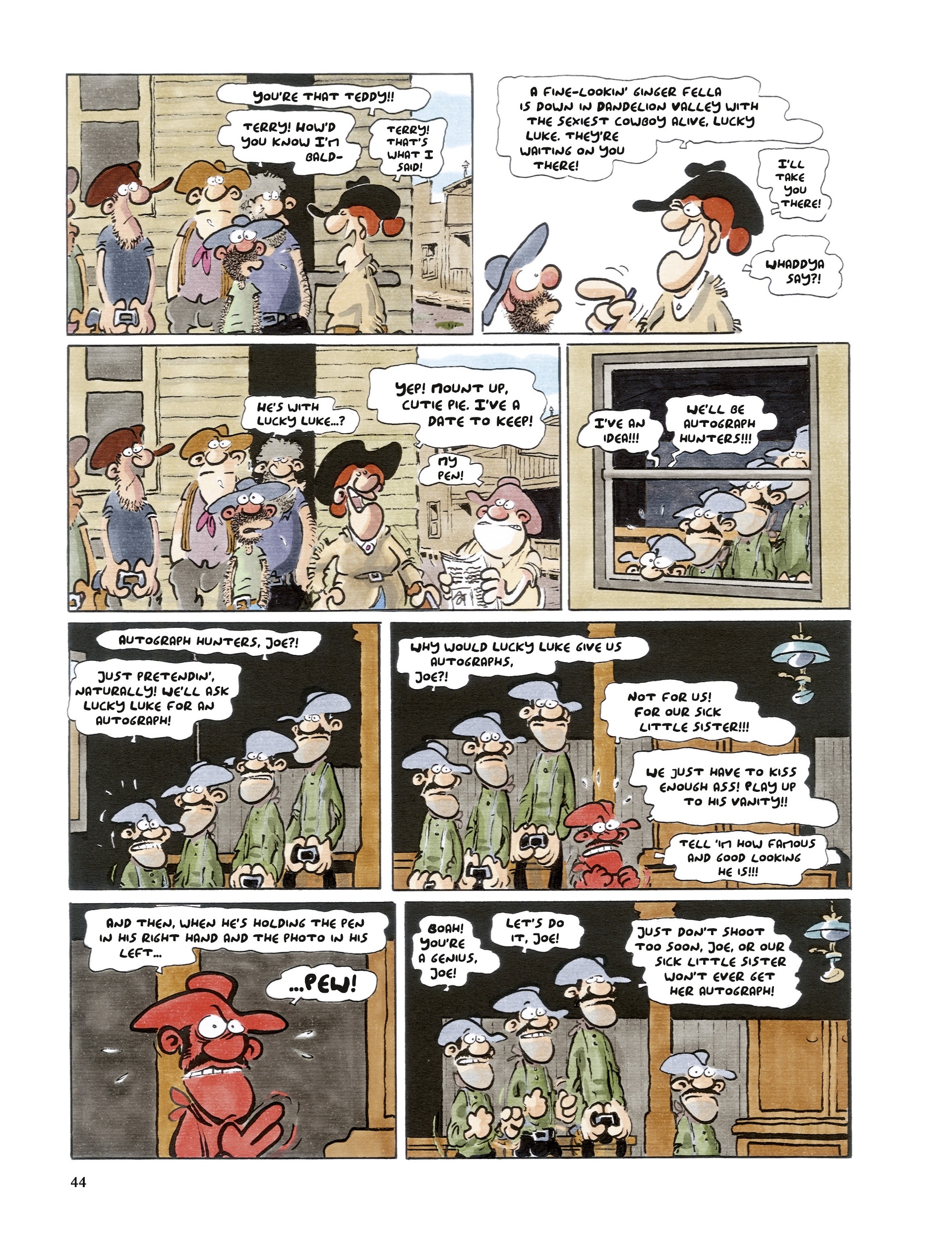 Lucky Luke: Swiss Bliss (2021-) issue 1 - Page 44