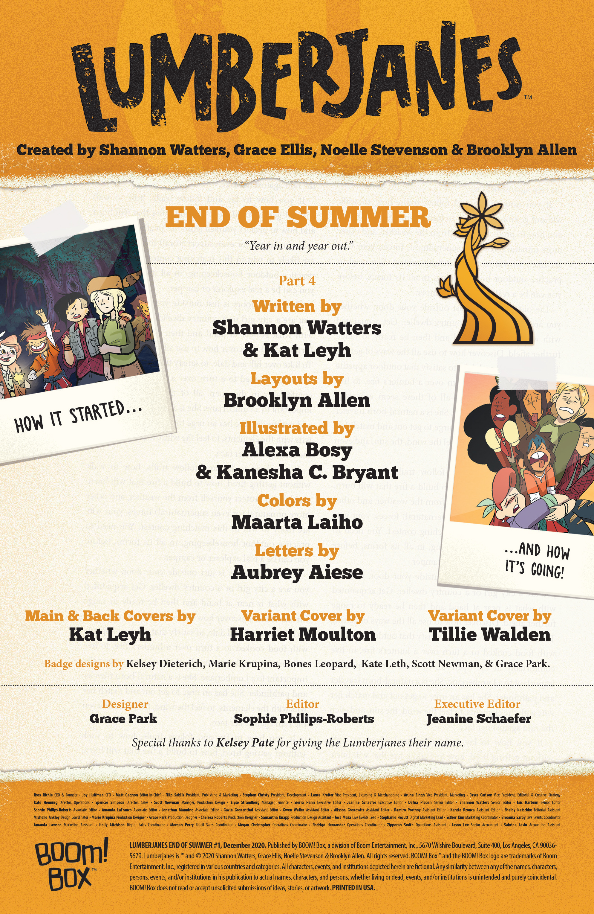 Lumberjanes: End of Summer (2020-): Chapter 1 - Page 2