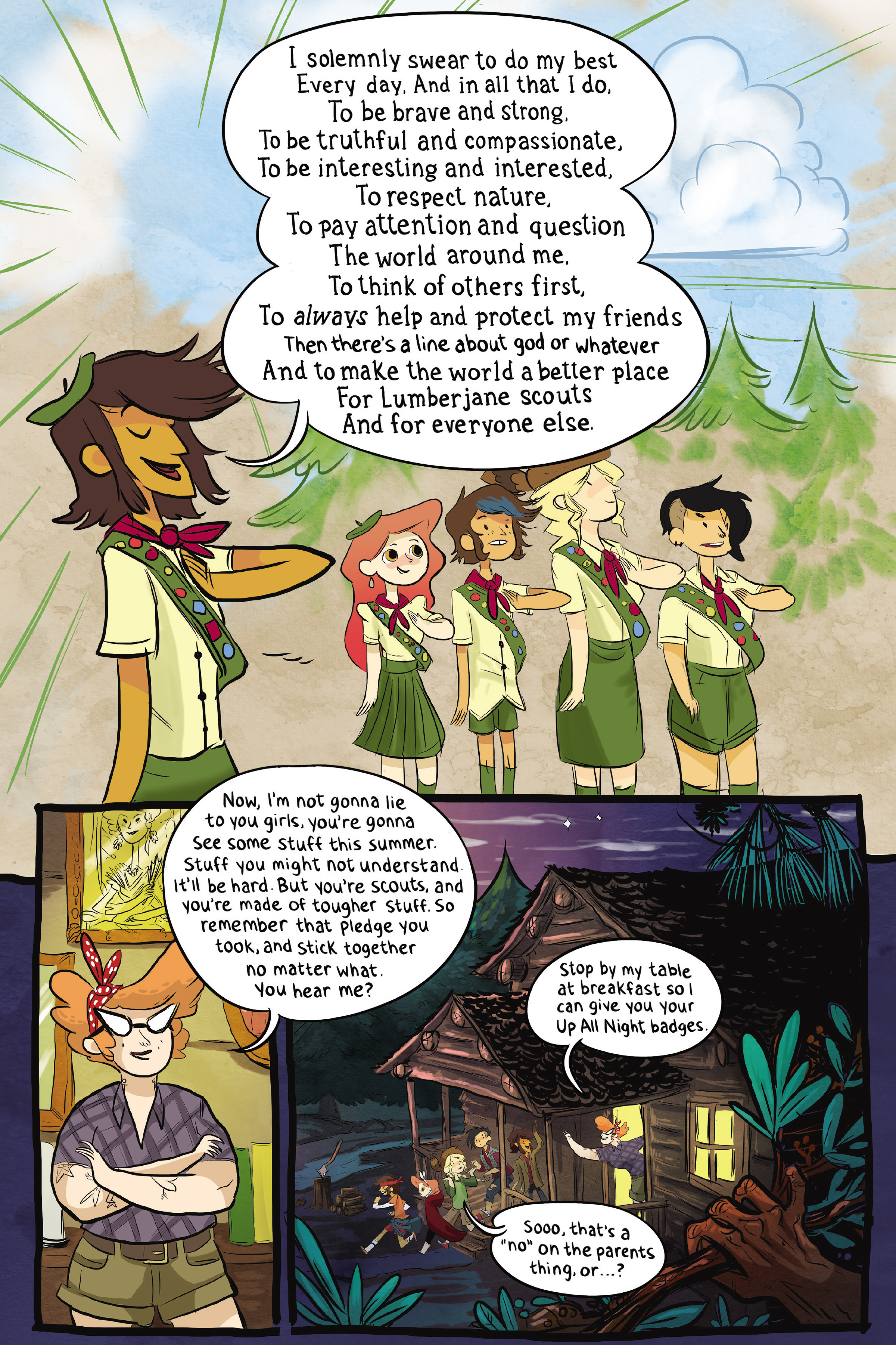 Lumberjanes: The Infernal Compass (2018) issue 1 - Page 122