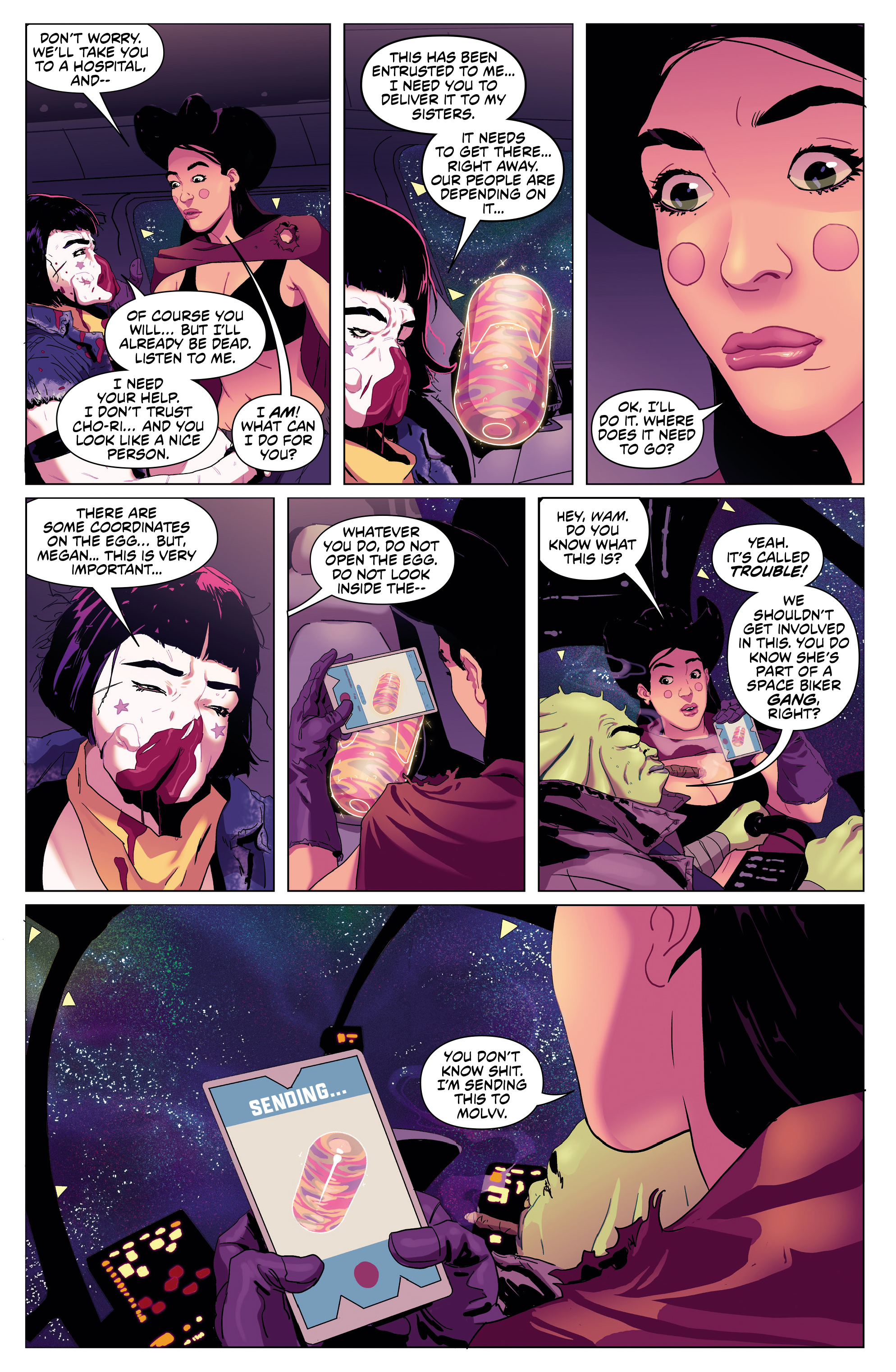 Machine Girl and the Space Hell Engels (2024-): Chapter 1 - Page 15
