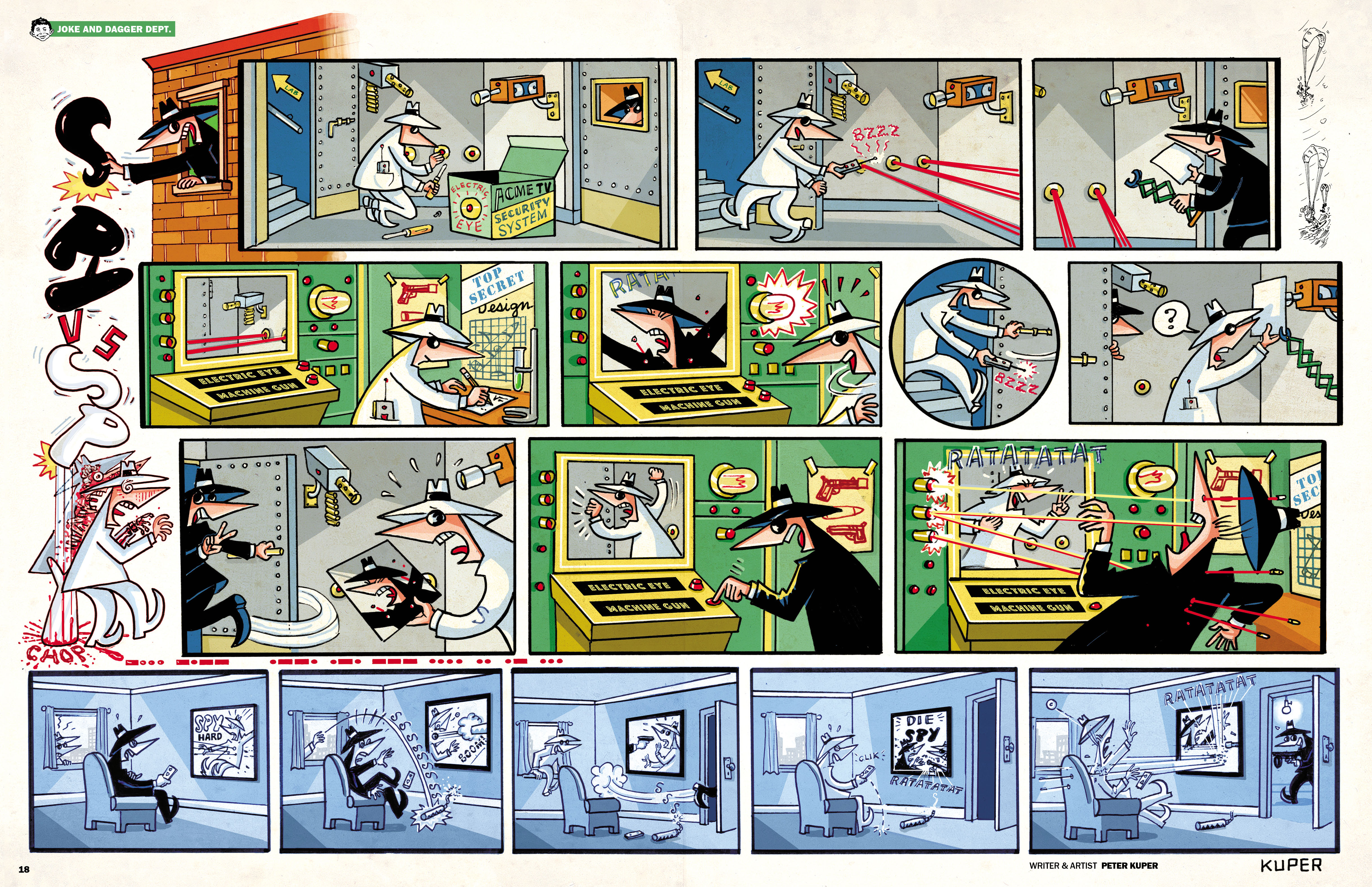 Шпион комиксы. Spy vs Spy 1961 Comics.