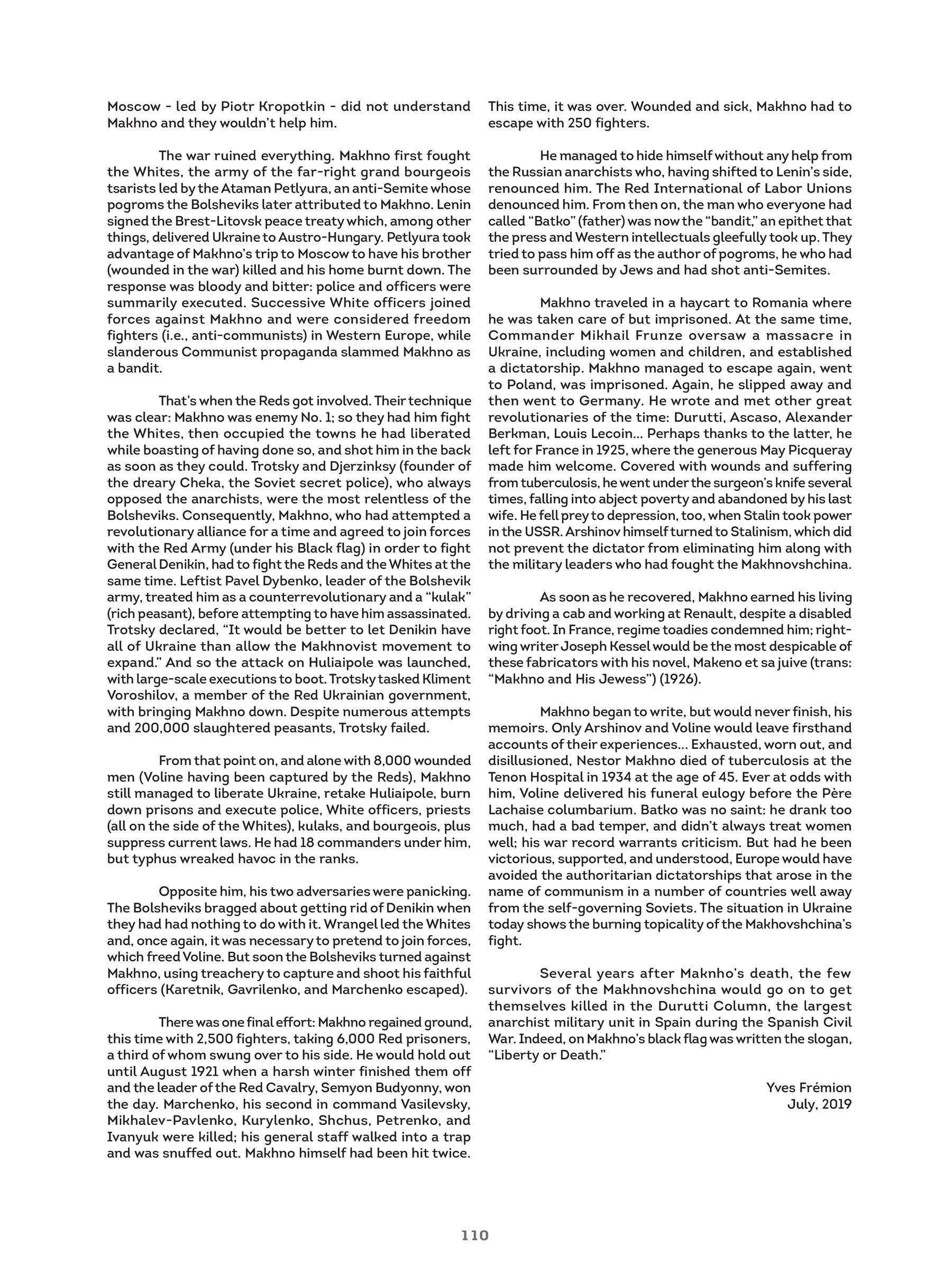 Makhno: Ukrainian Freedom Fighter (2022-) issue 1 - Page 111