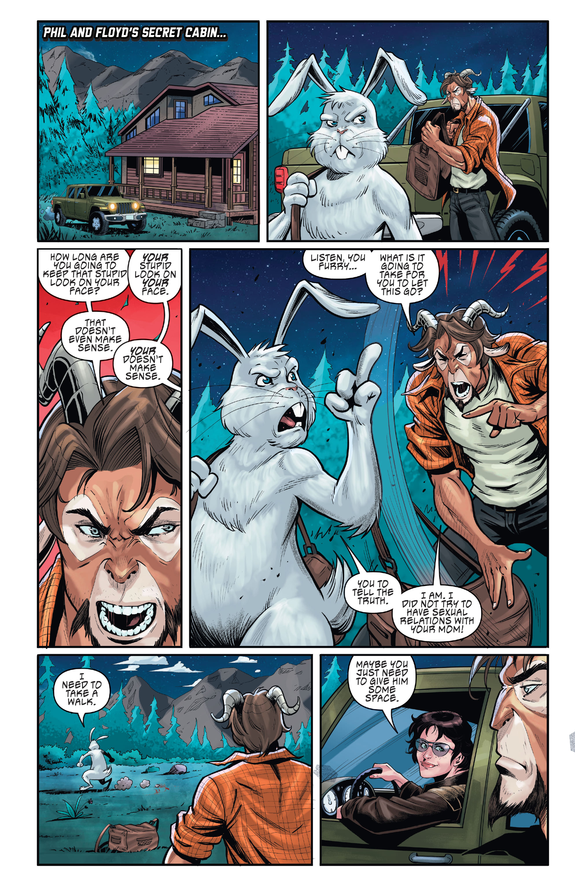 Man Goat and the Bunnyman: Green Eggs & Blam! (2022) issue 1 - Page 13