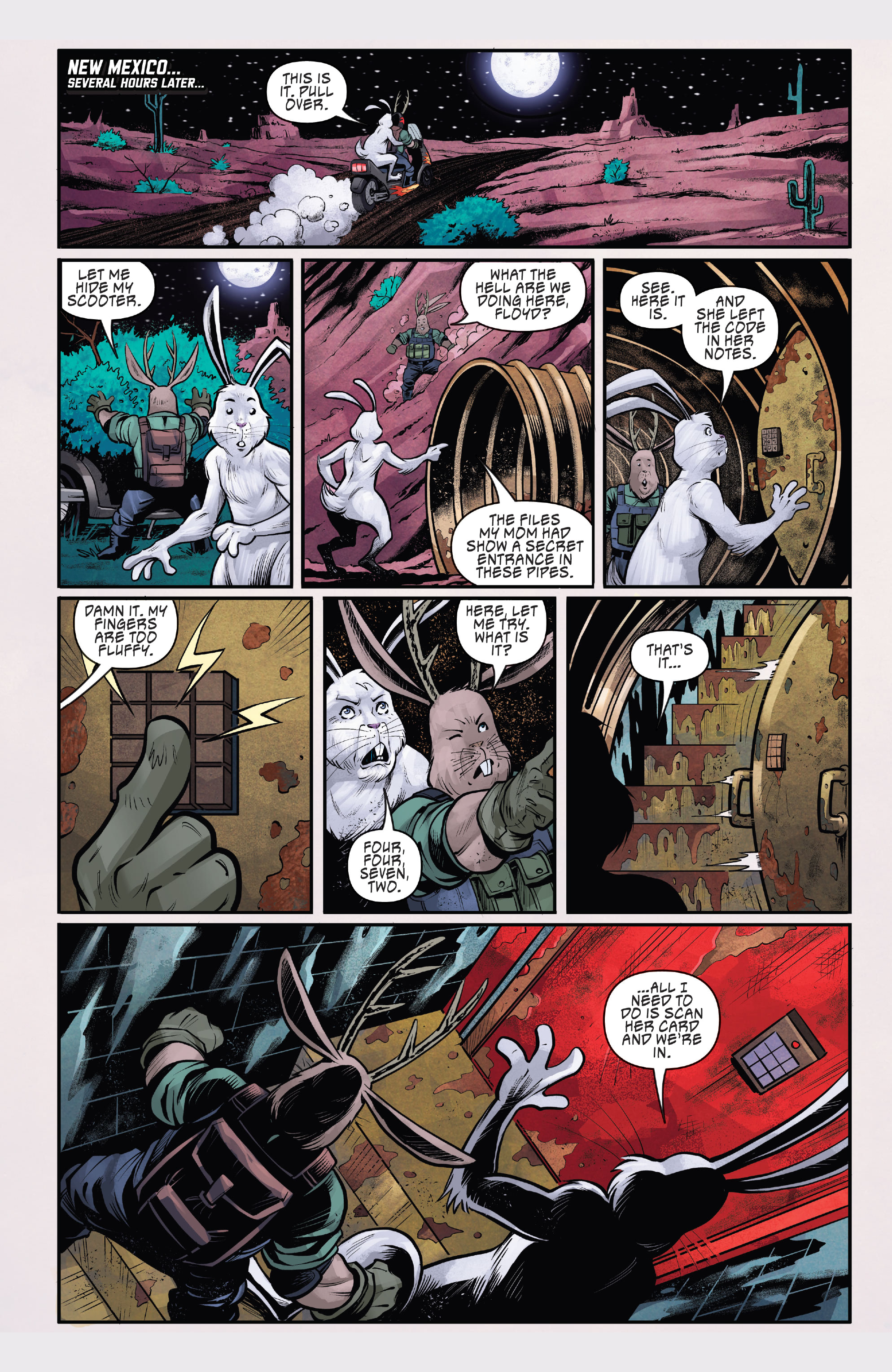 Man Goat and the Bunnyman: Green Eggs & Blam! (2022) issue 1 - Page 27