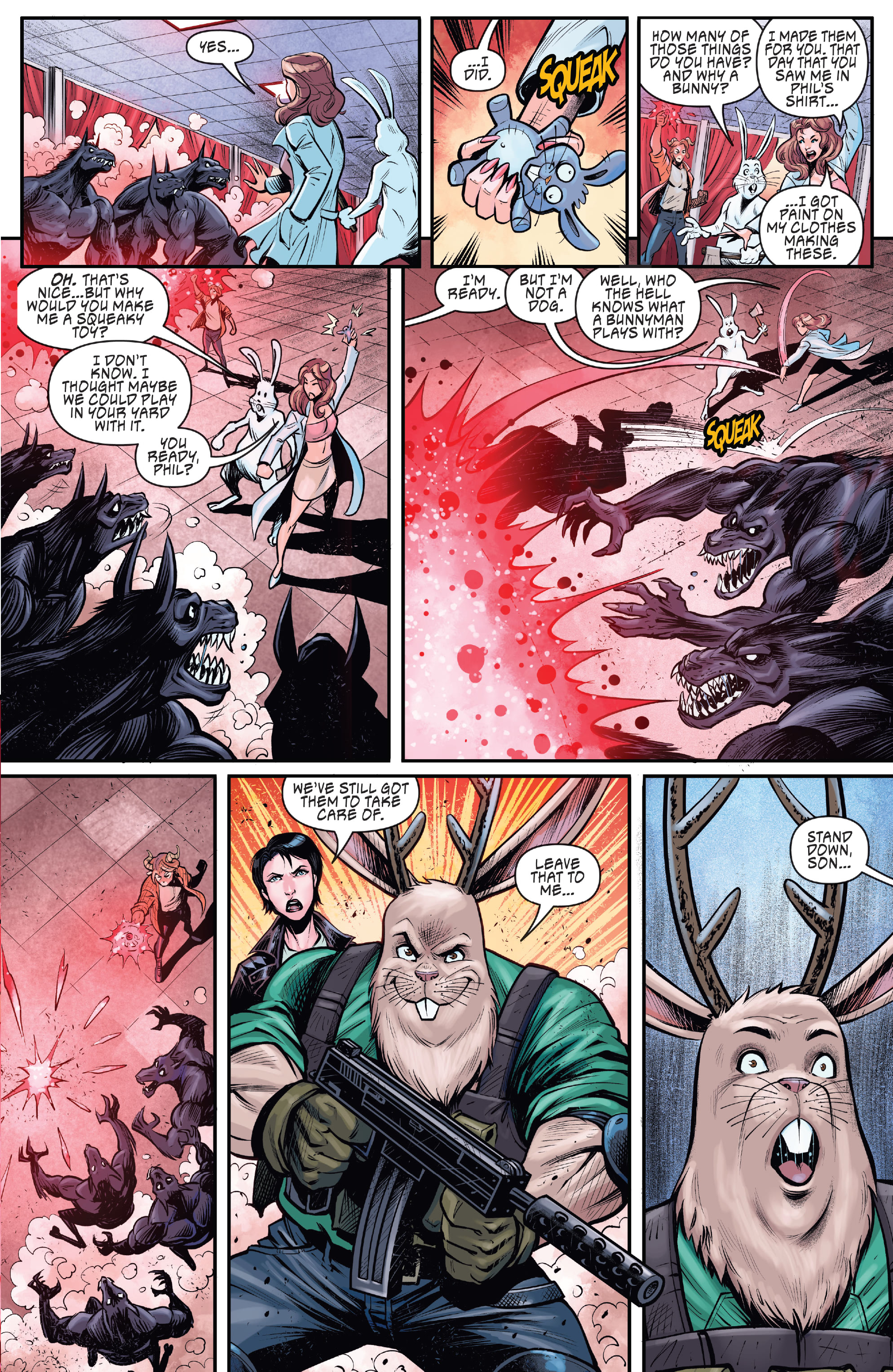 Man Goat and the Bunnyman: Green Eggs & Blam! (2022) issue 3 - Page 29