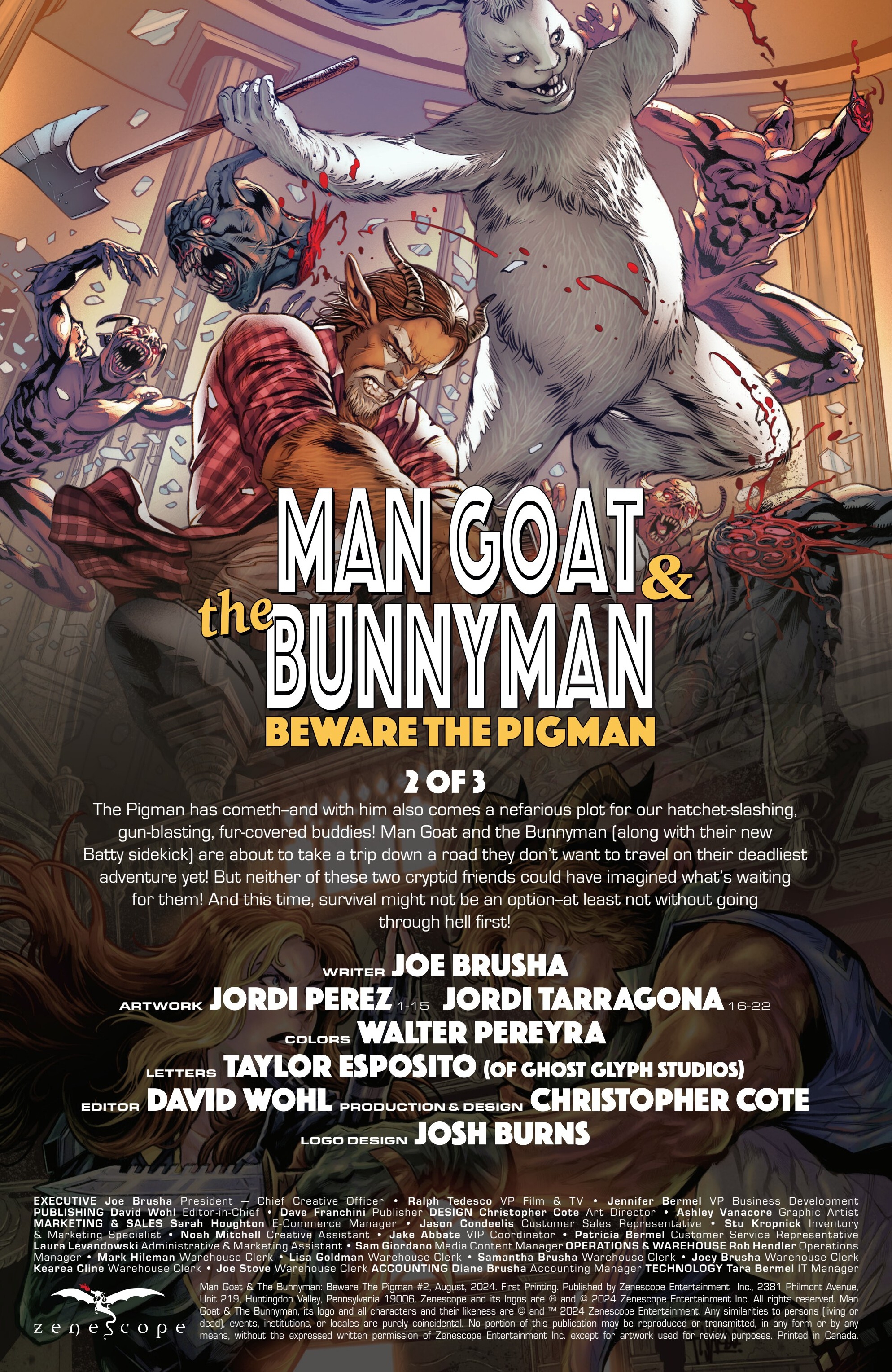 Man Goat & The Bunnyman: Beware of The Pigman (2024-) issue 2 - Page 2