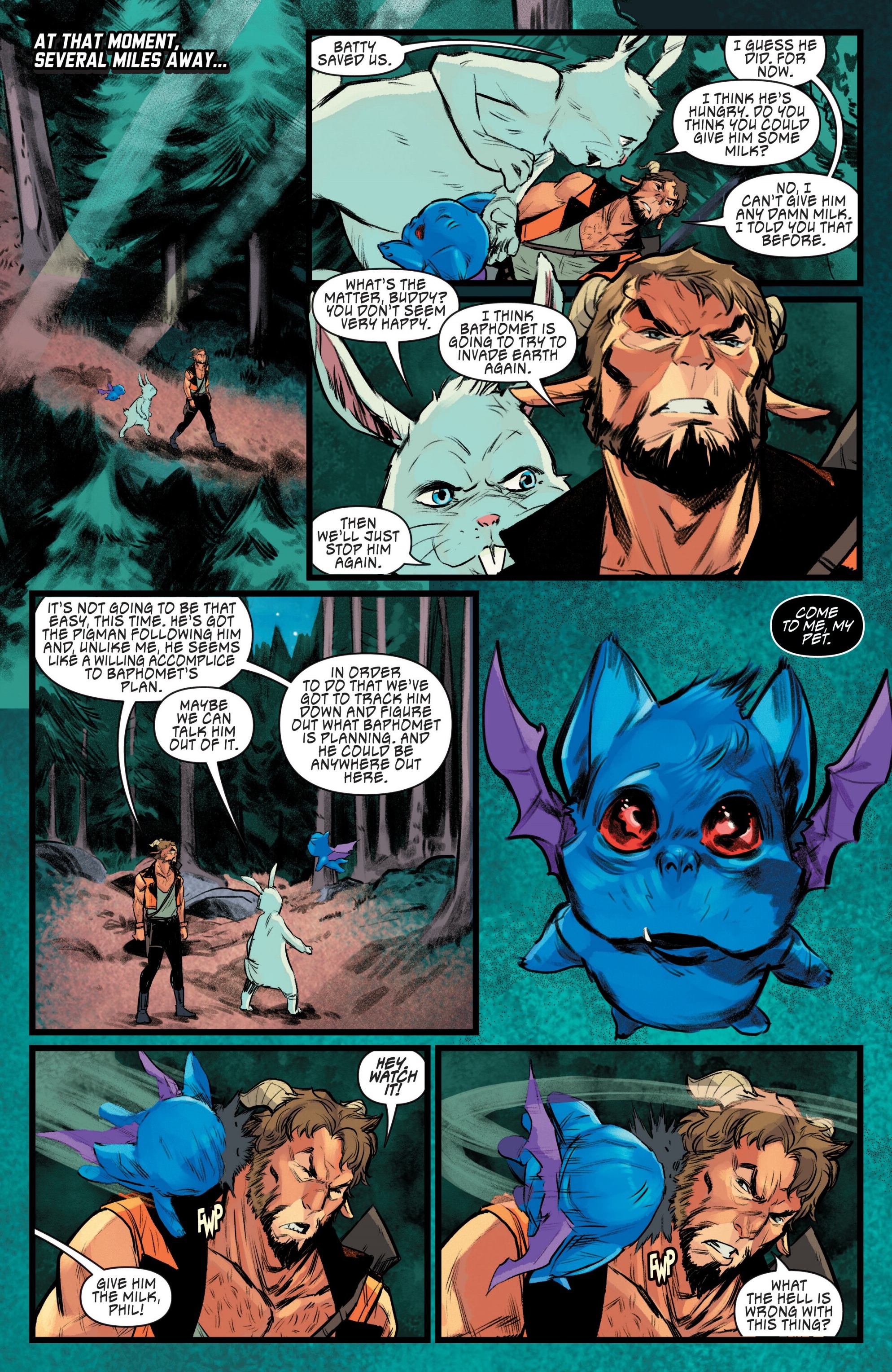 Man Goat & The Bunnyman: Beware of The Pigman (2024-) issue 2 - Page 12