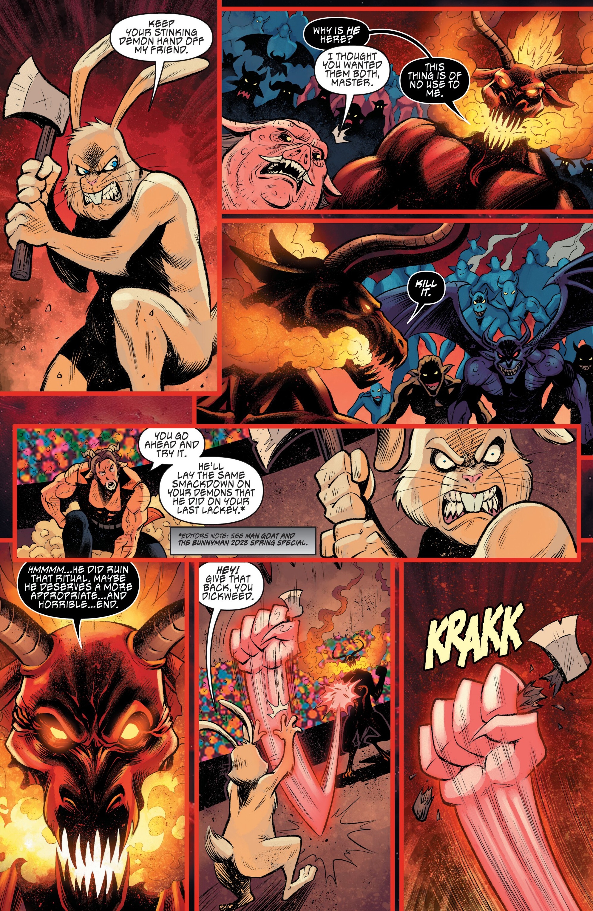 Man Goat & The Bunnyman: Beware of The Pigman (2024-) issue 2 - Page 21