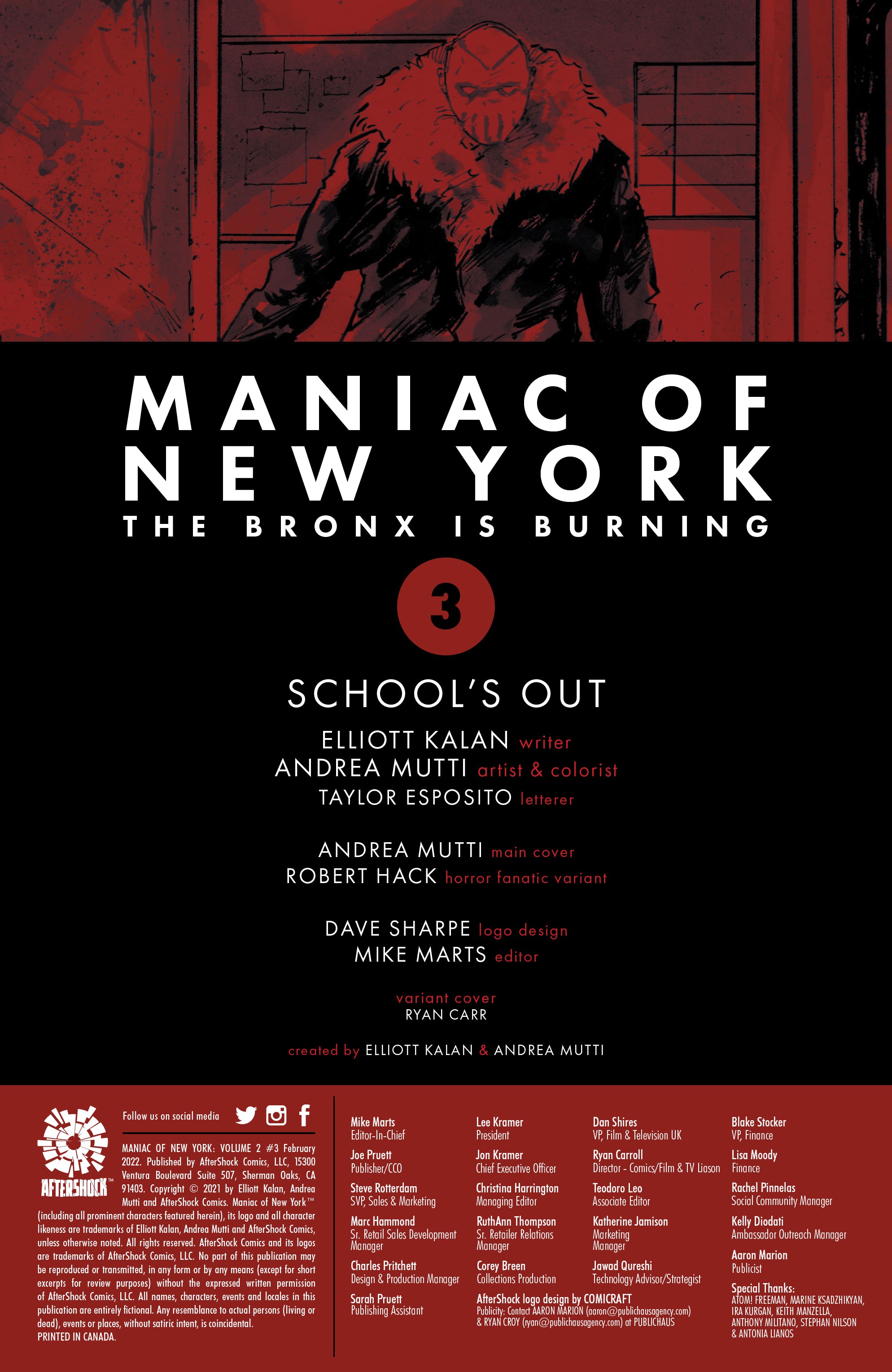 Maniac Of New York Vol. 2: The Bronx is Burning (2021): Chapter 3 - Page 2