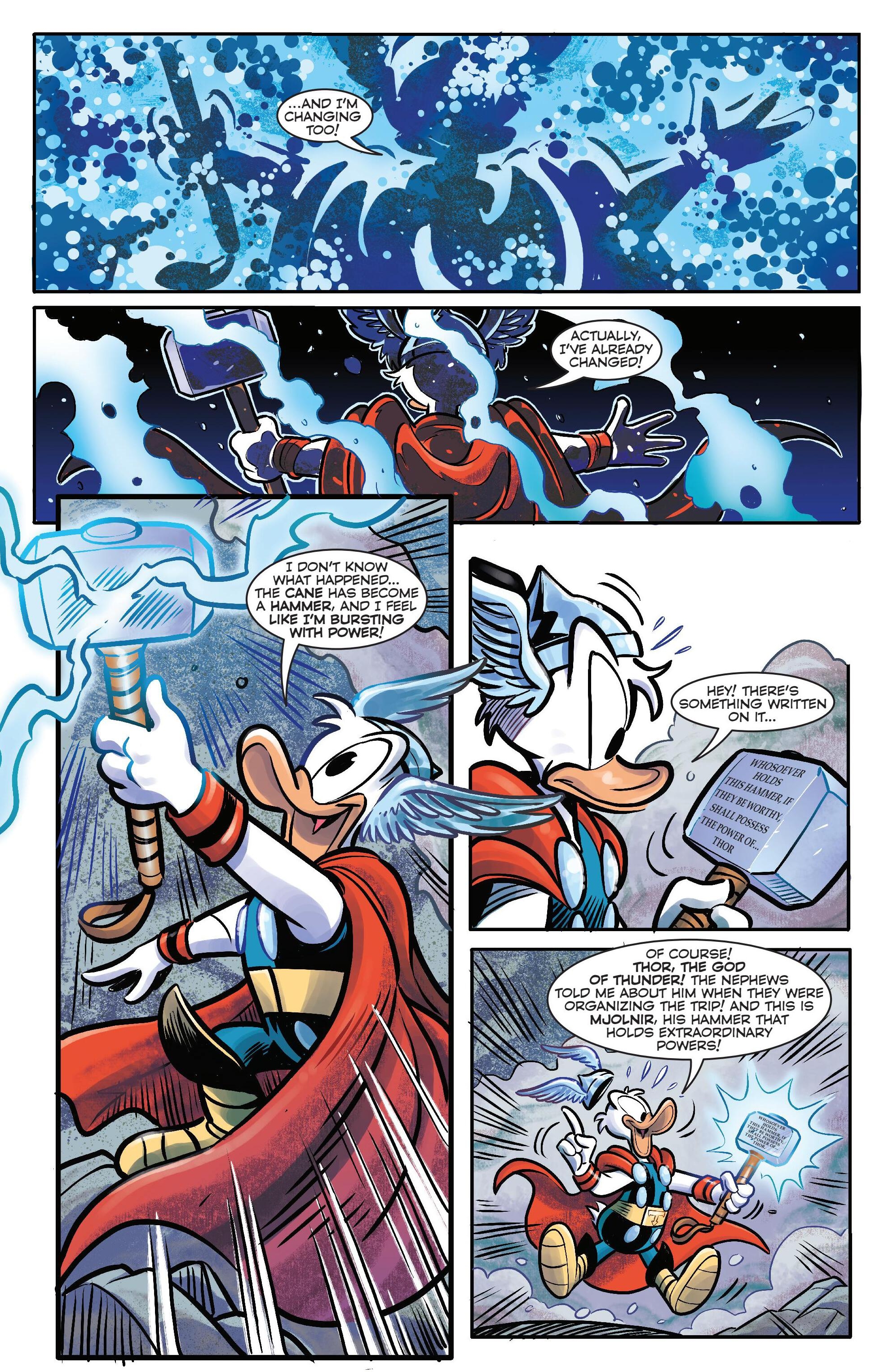 Marvel and Disney: What If… Donald Duck Became Thor (2024-) issue 1 - Page 13