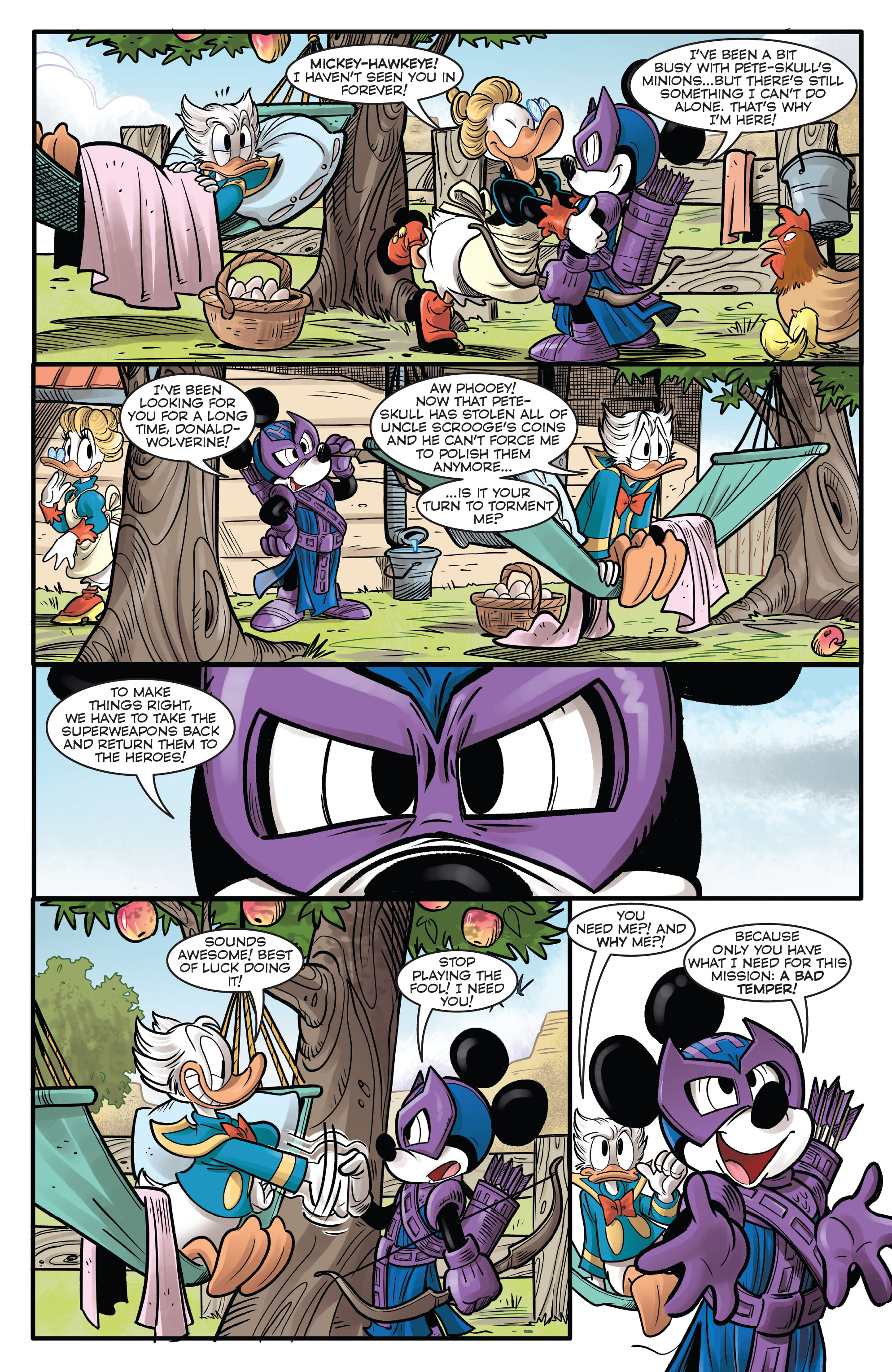 Marvel and Disney: What If...? Donald Duck Became Wolverine (2024-) issue 1 - Page 12