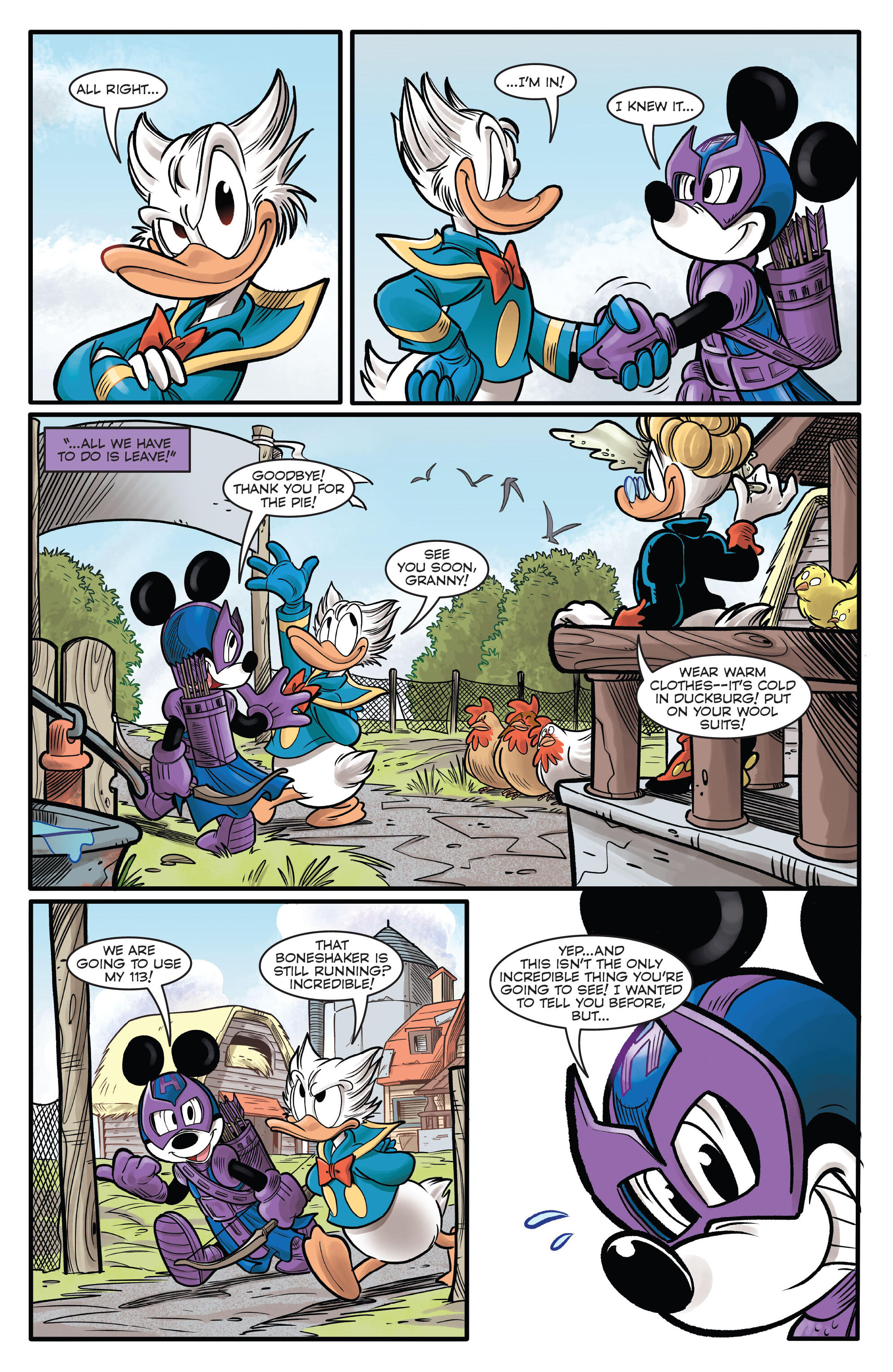 Marvel and Disney: What If...? Donald Duck Became Wolverine (2024-) issue 1 - Page 19