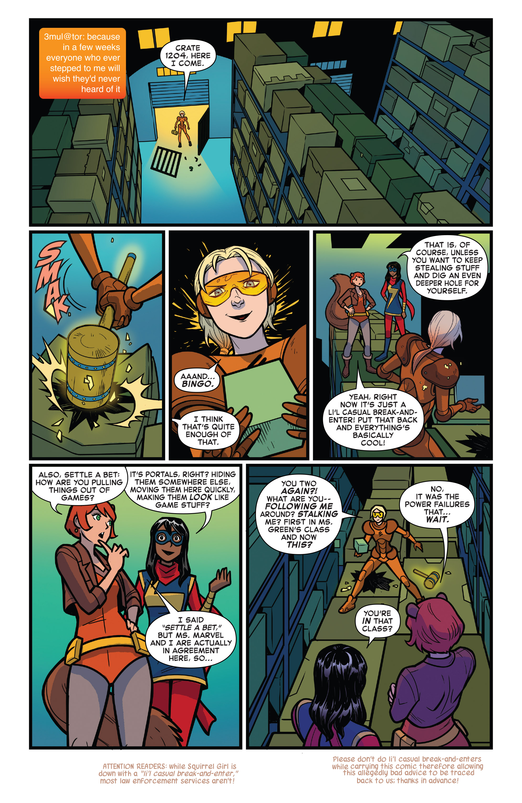 Marvel Rising: Squirrel Girl/Ms. Marvel (2018) issue 1 - Page 11