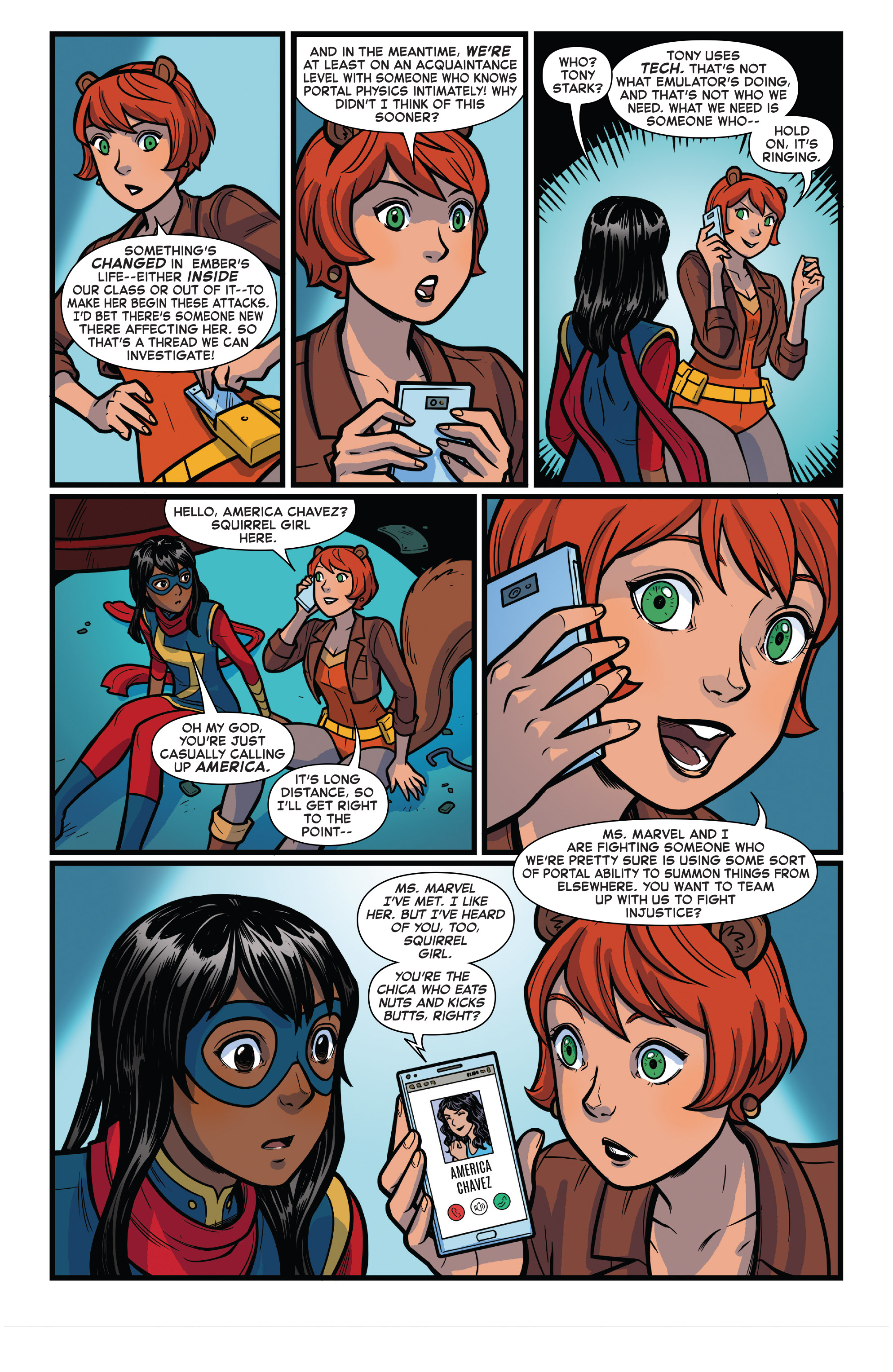 Marvel Rising: Squirrel Girl/Ms. Marvel (2018) issue 1 - Page 21