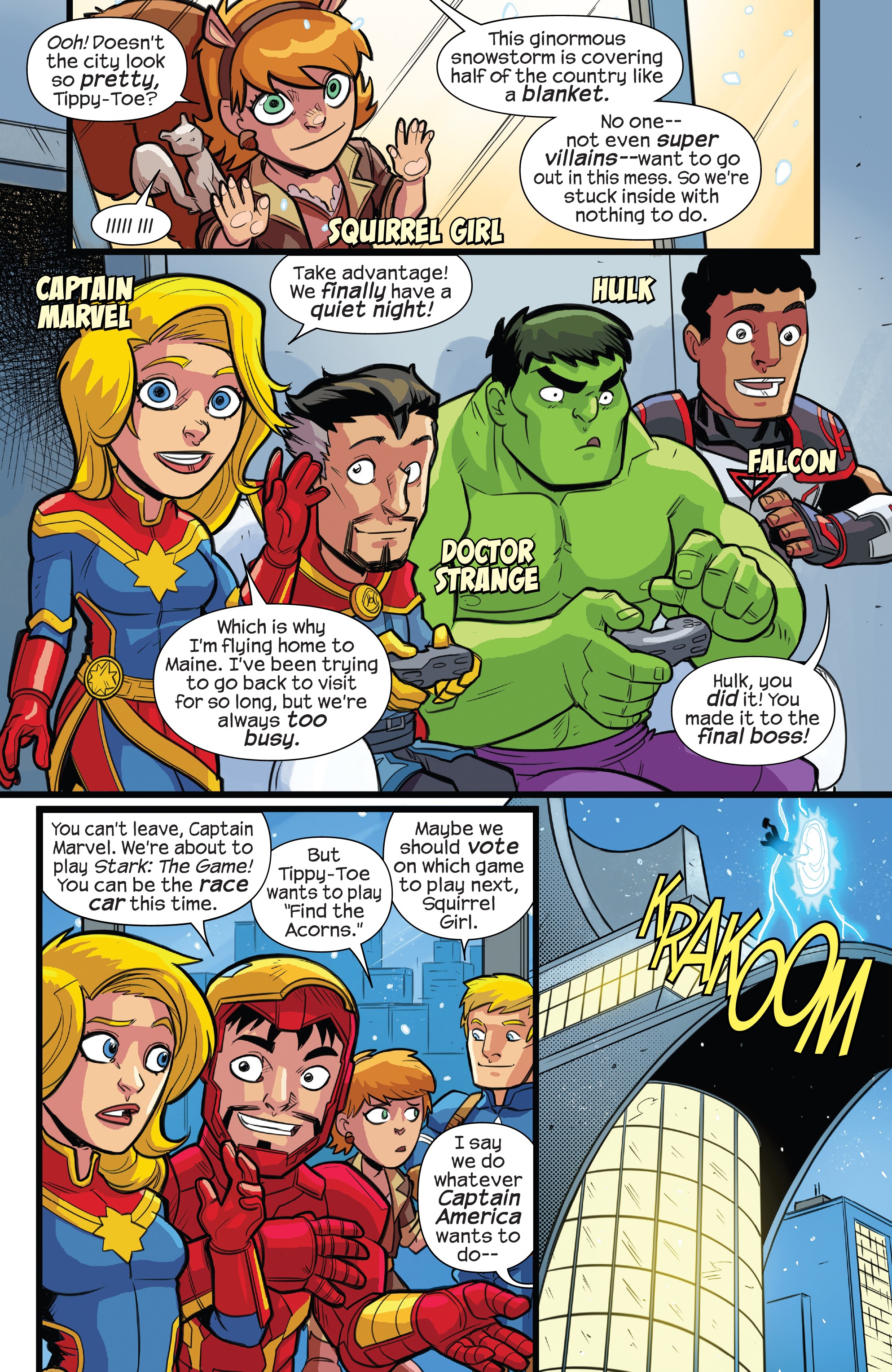 Marvel Super Hero Adventures: Captain Marvel – Frost Giants Among Us! (2018) issue 1 - Page 5