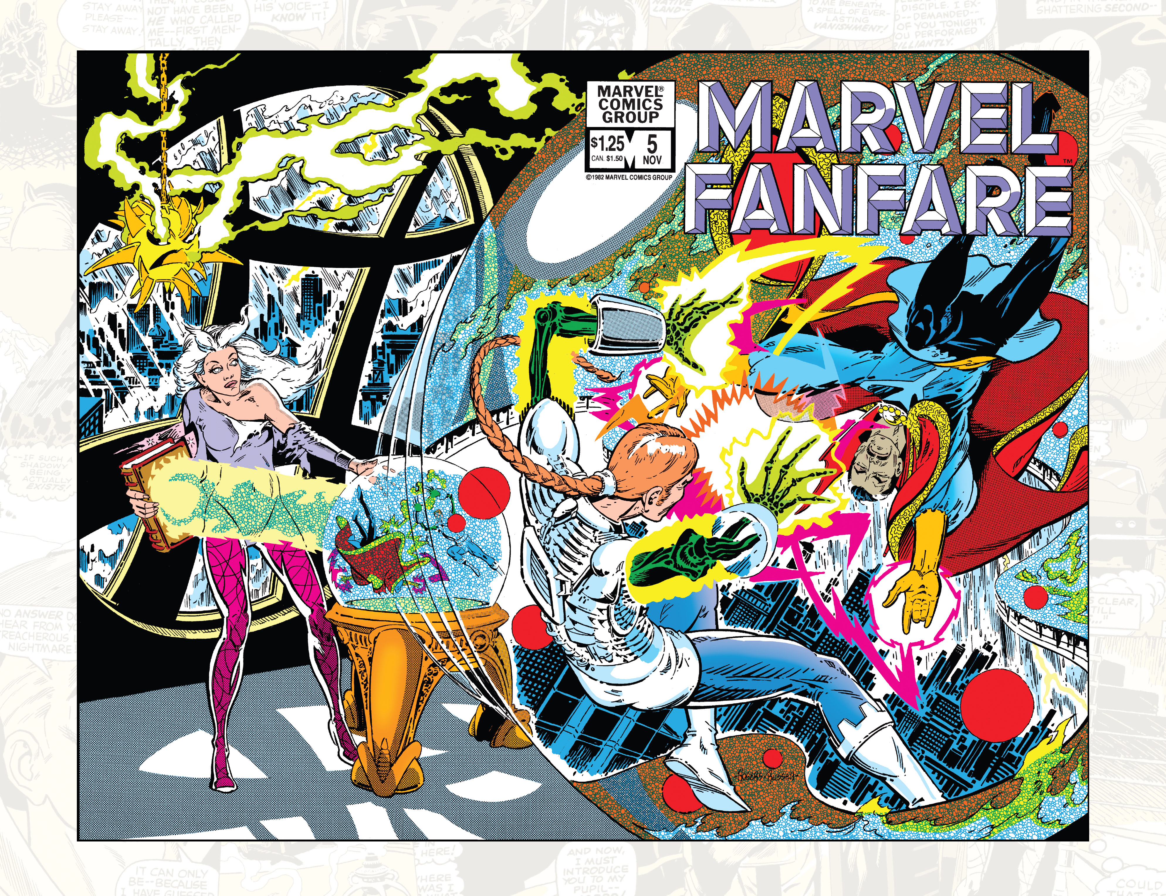 Официальные комиксы marvel. Никодемус Уэст Marvel. Комиксы Марвел 1980. Доктор Уэст Марвел. Marvel Fanfare (1982 1st Series) #7.