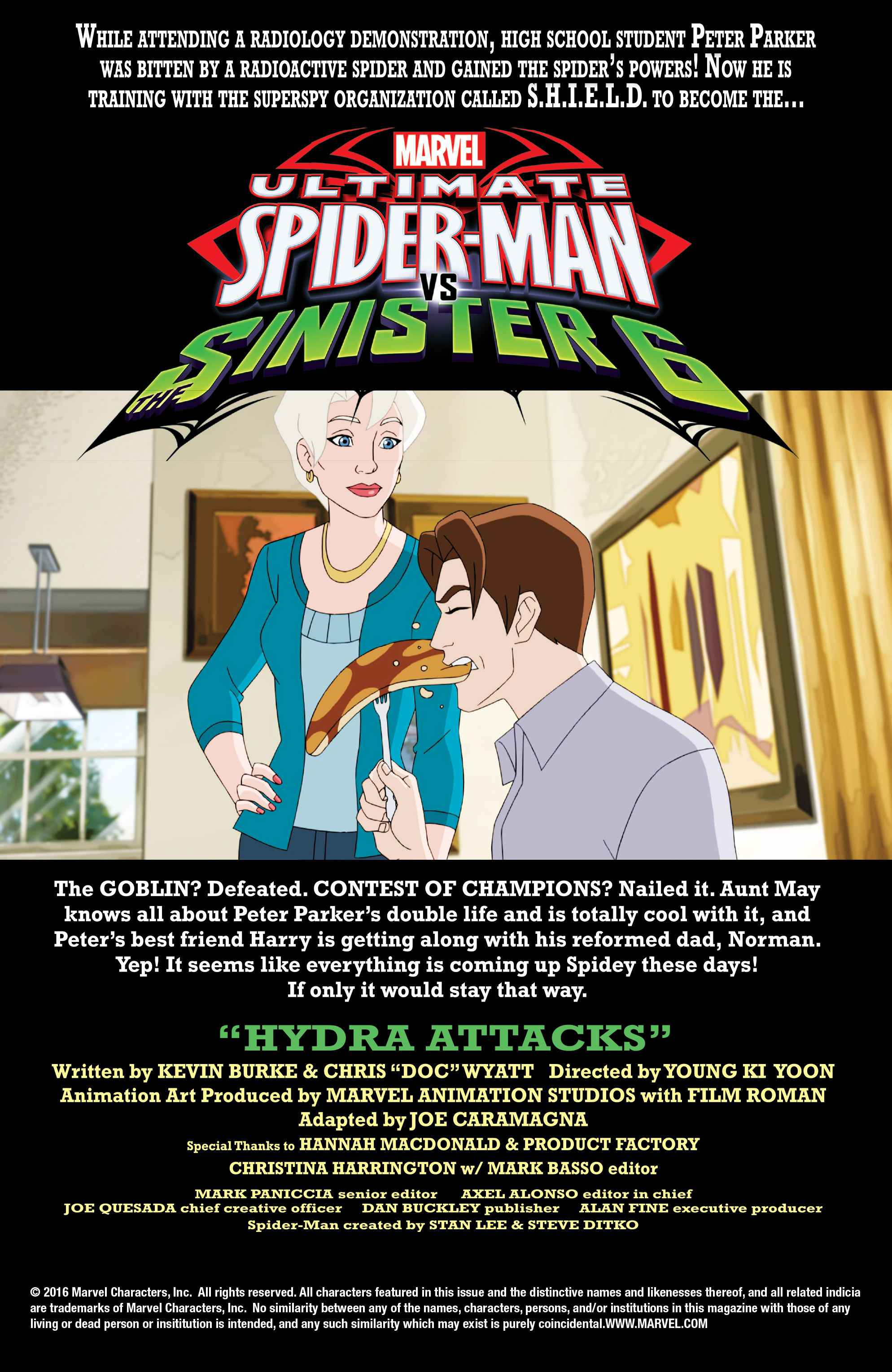 Marvel Universe Ultimate Spider-Man vs. The Sinister Six: Chapter 1 - Page 2