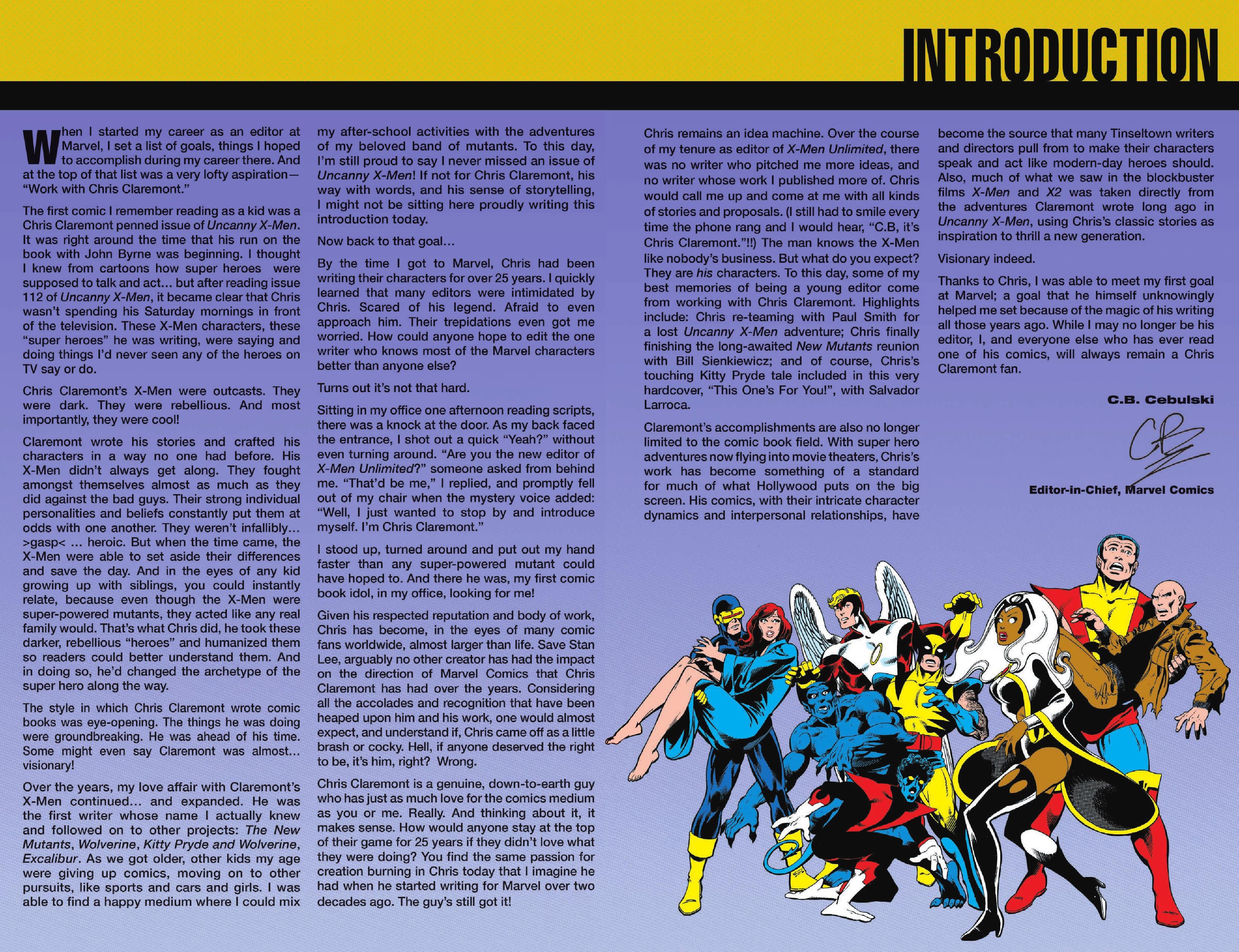 Marvel Visionaries: Chris Claremont (2005): Chapter 1 - Page 4