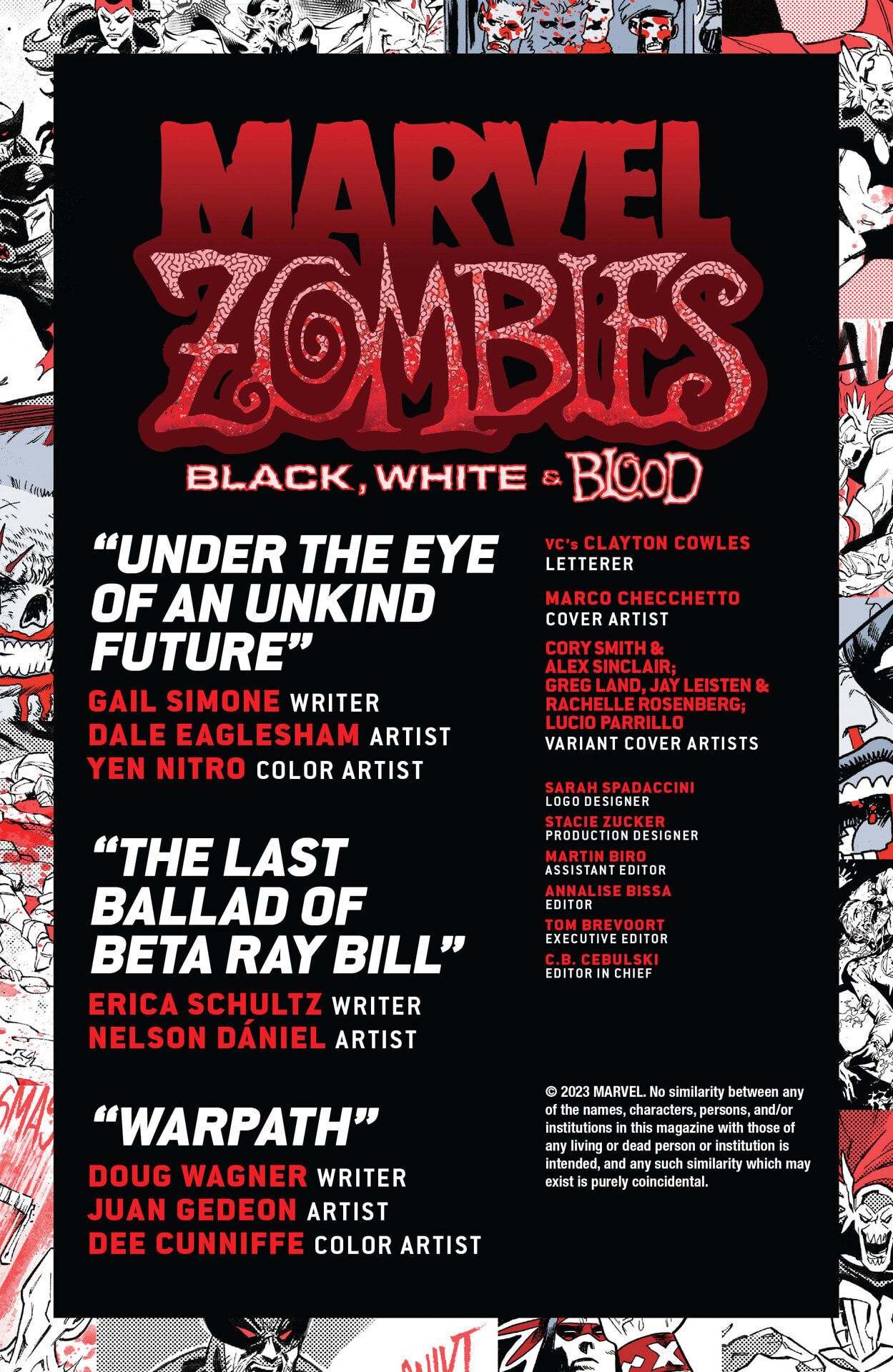 Marvel Zombies: Black, White & Blood (2023-) issue 2 - Page 2