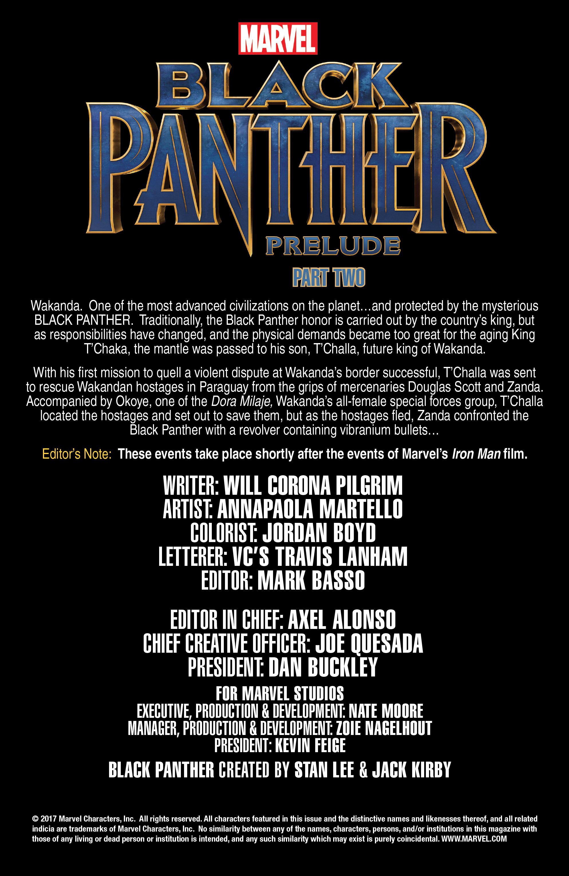 Marvel's Black Panther Prelude (2017): Chapter 2 - Page 2
