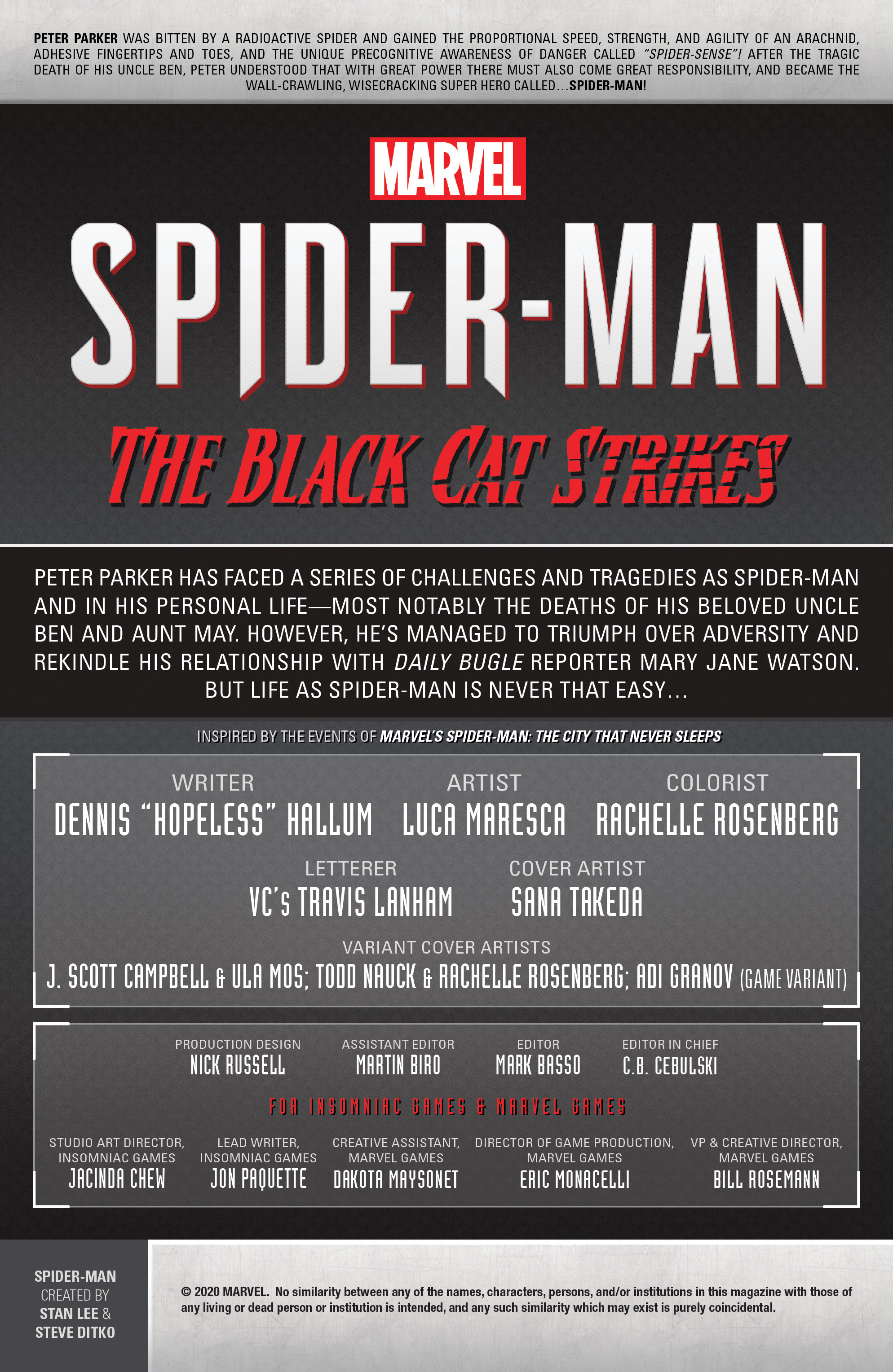 Marvel's Spider-Man: The Black Cat Strikes (2020): Chapter 1 - Page 2