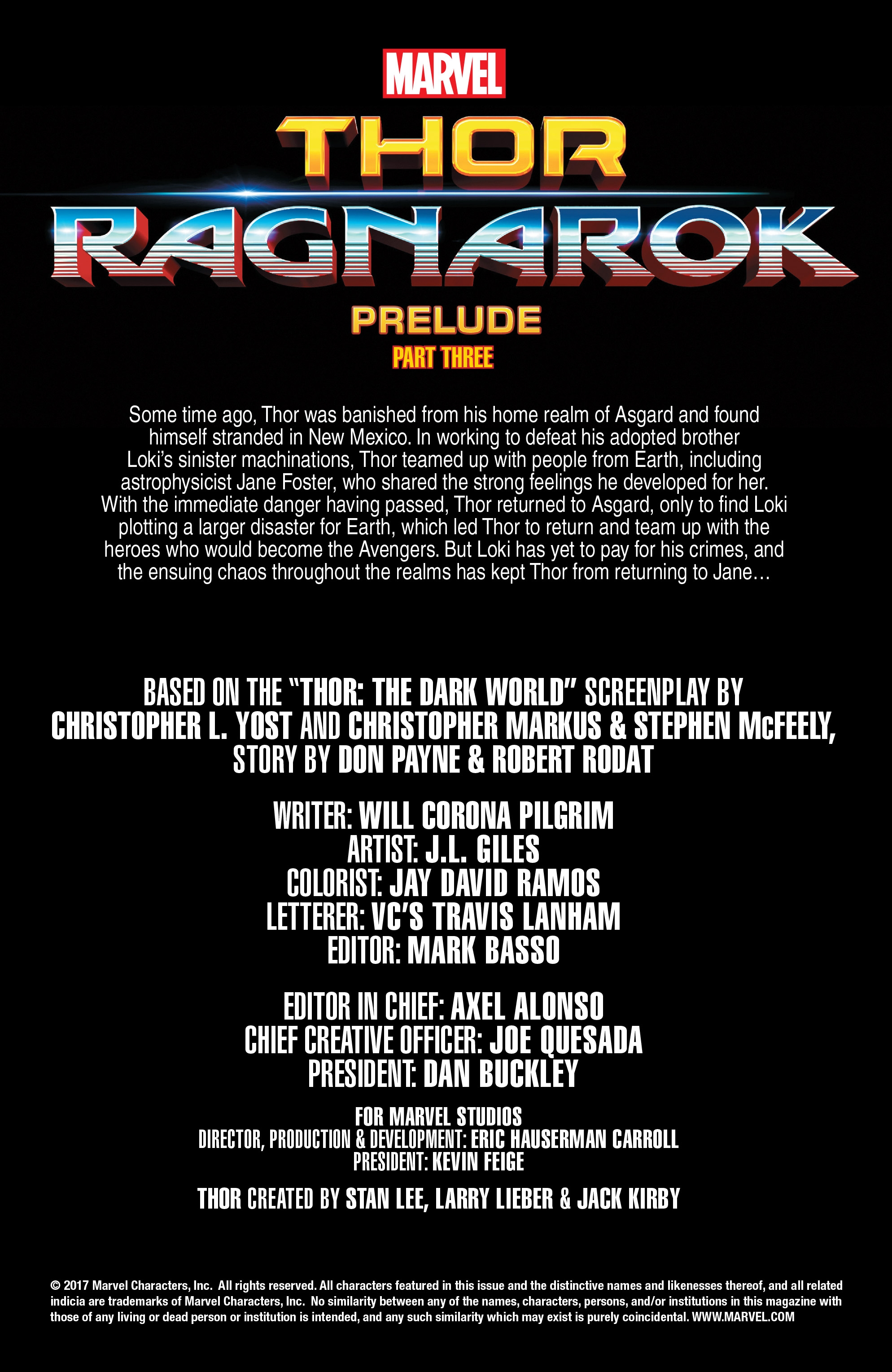 Marvel's Thor: Ragnarok Prelude (2017): Chapter 3 - Page 3