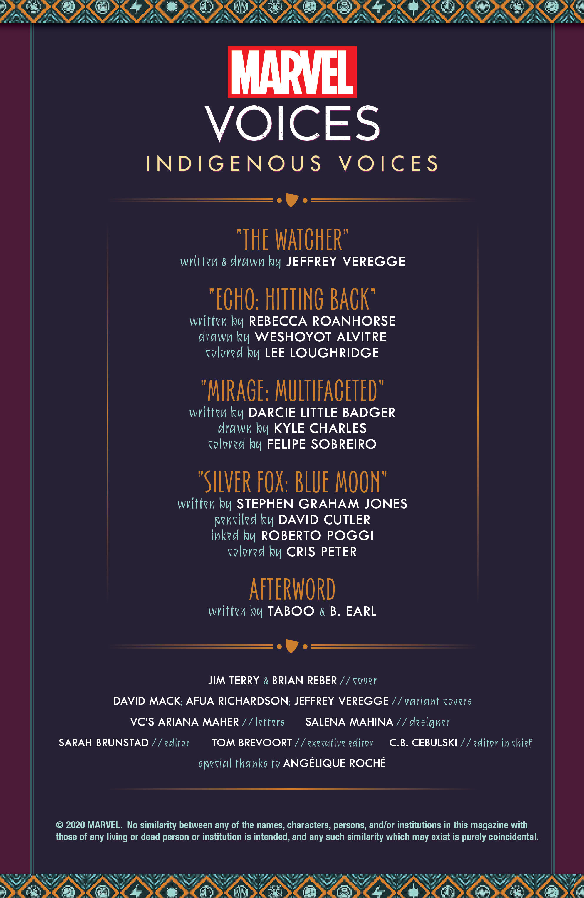 Marvel's Voices: Indigenous Voices (2020) issue 1 - Page 34