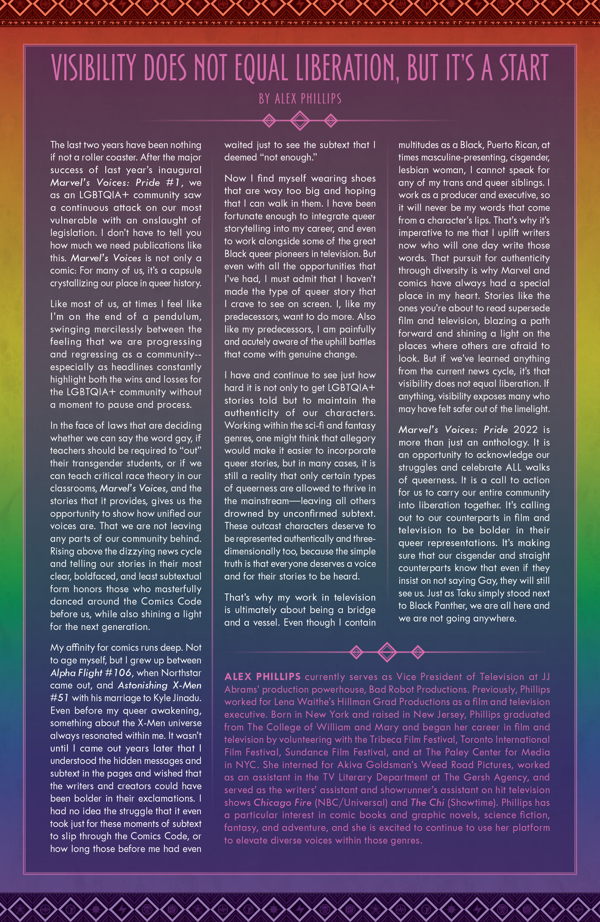 Marvel's Voices: Pride (2022-): Chapter 1 - Page 2