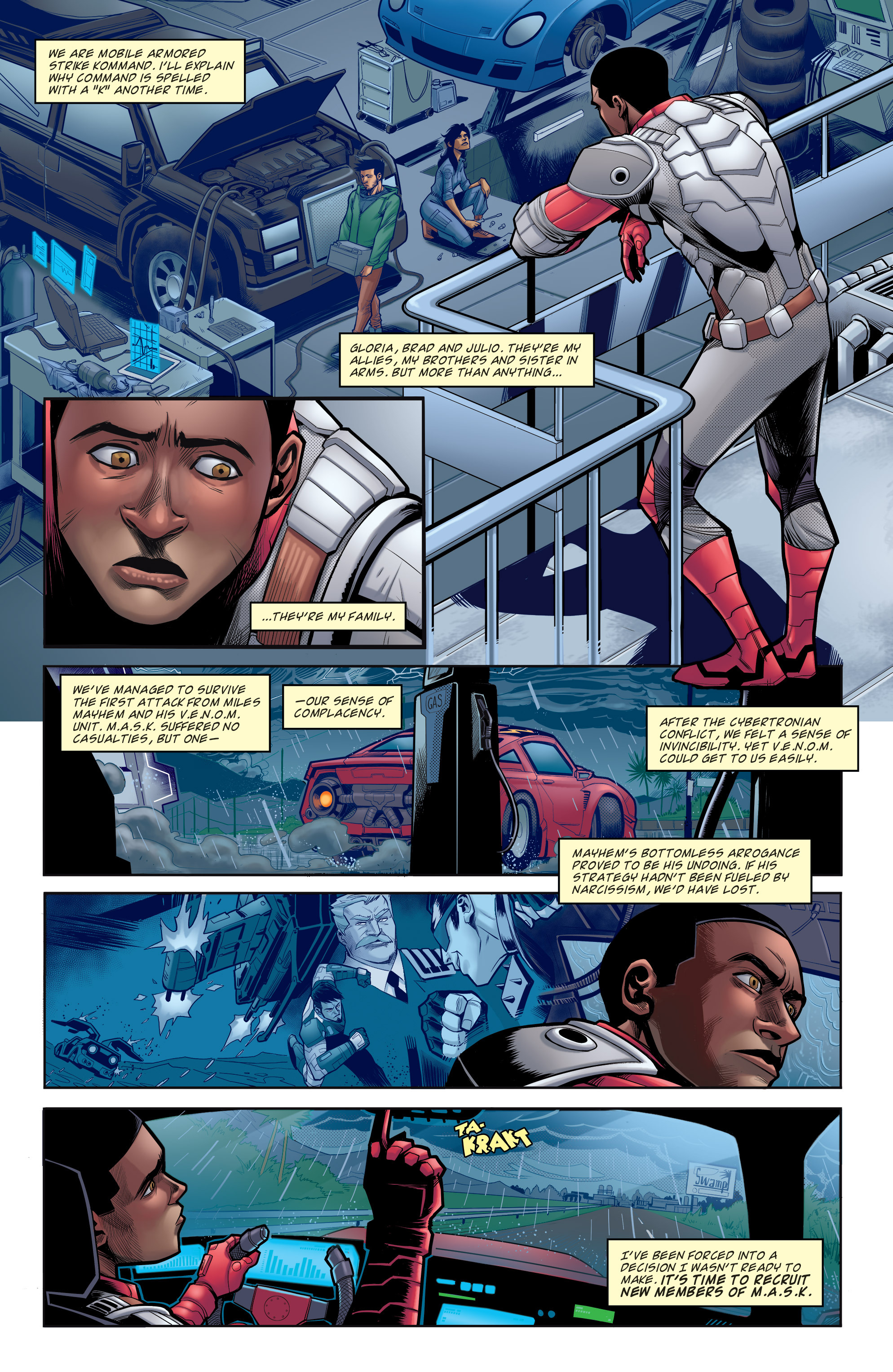 M.A.S.K.: Mobile Armored Strike Kommand issue 6 - Page 4