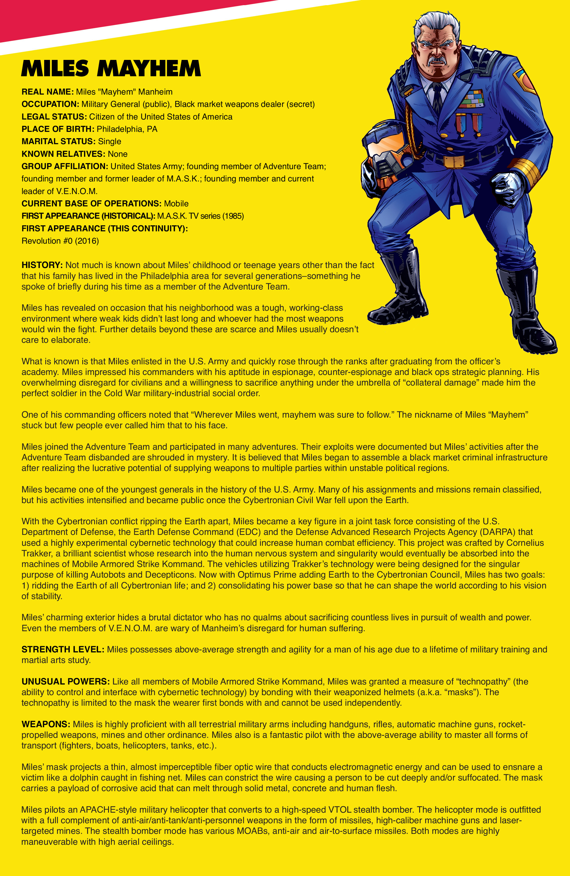 M.A.S.K.: Mobile Armored Strike Kommand issue Annual 2017 - Page 45