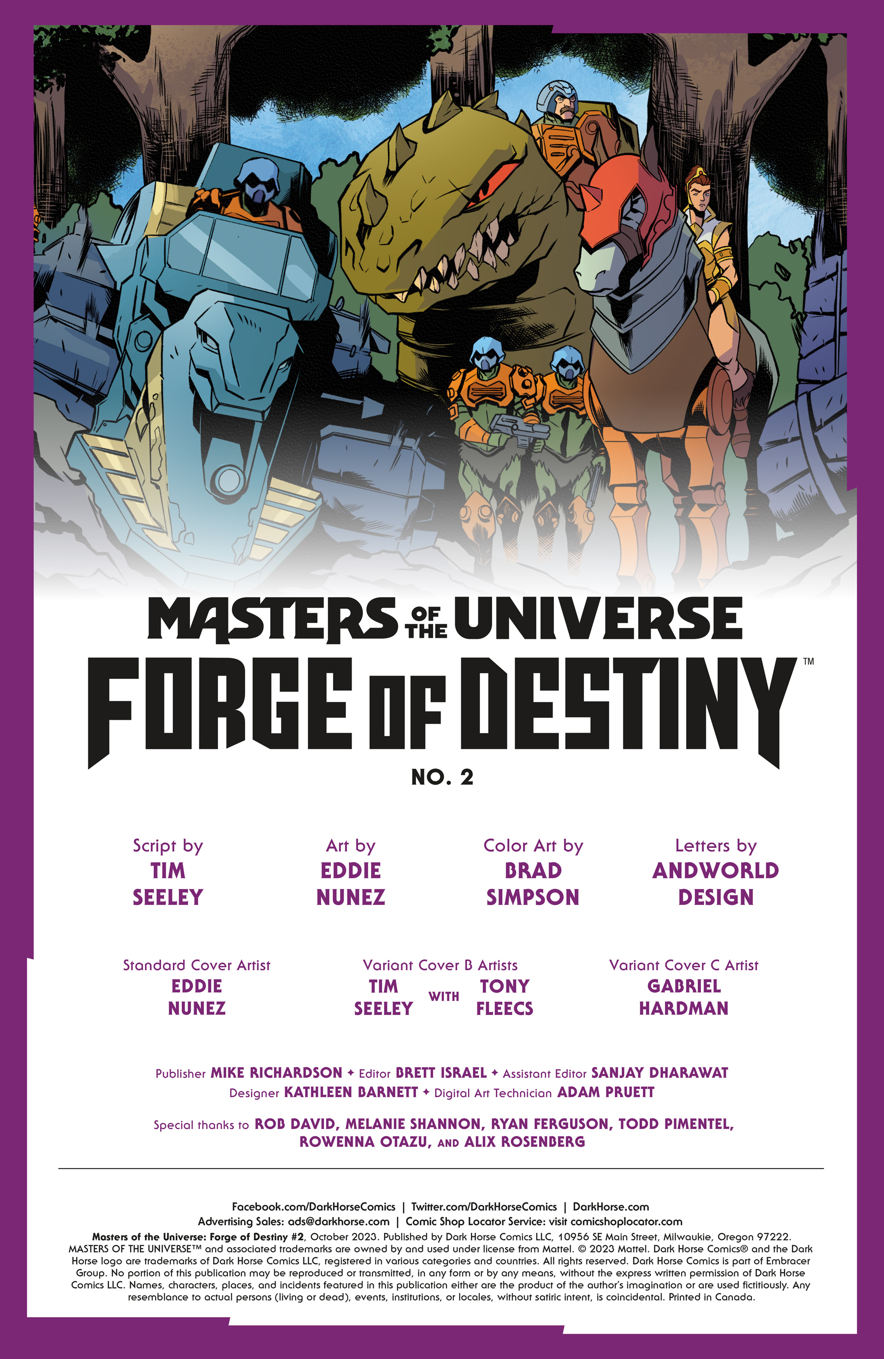 Masters of the Universe: Forge of Destiny (2023-) issue 2 - Page 2