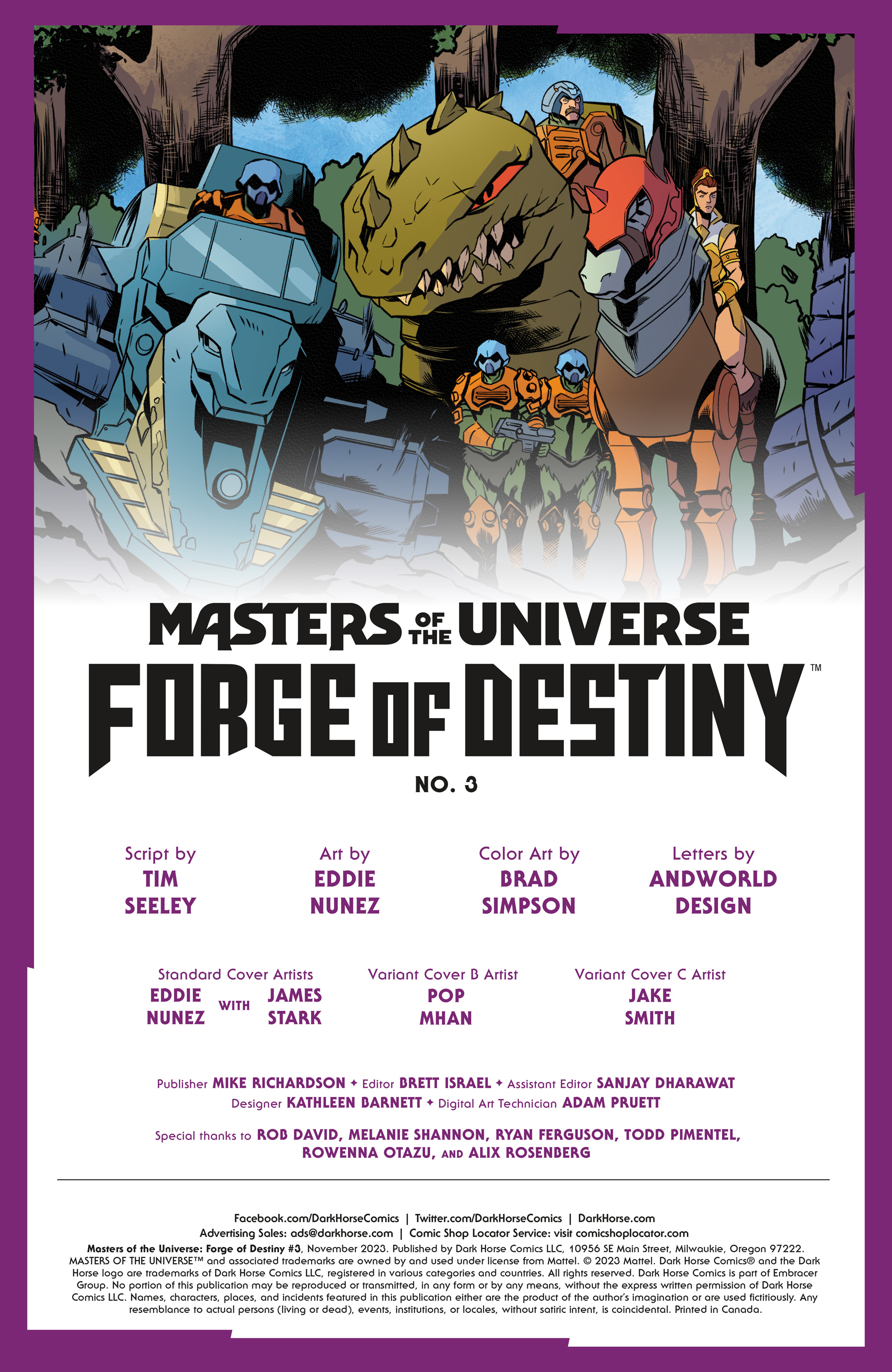 Masters of the Universe: Forge of Destiny (2023-) issue 3 - Page 2