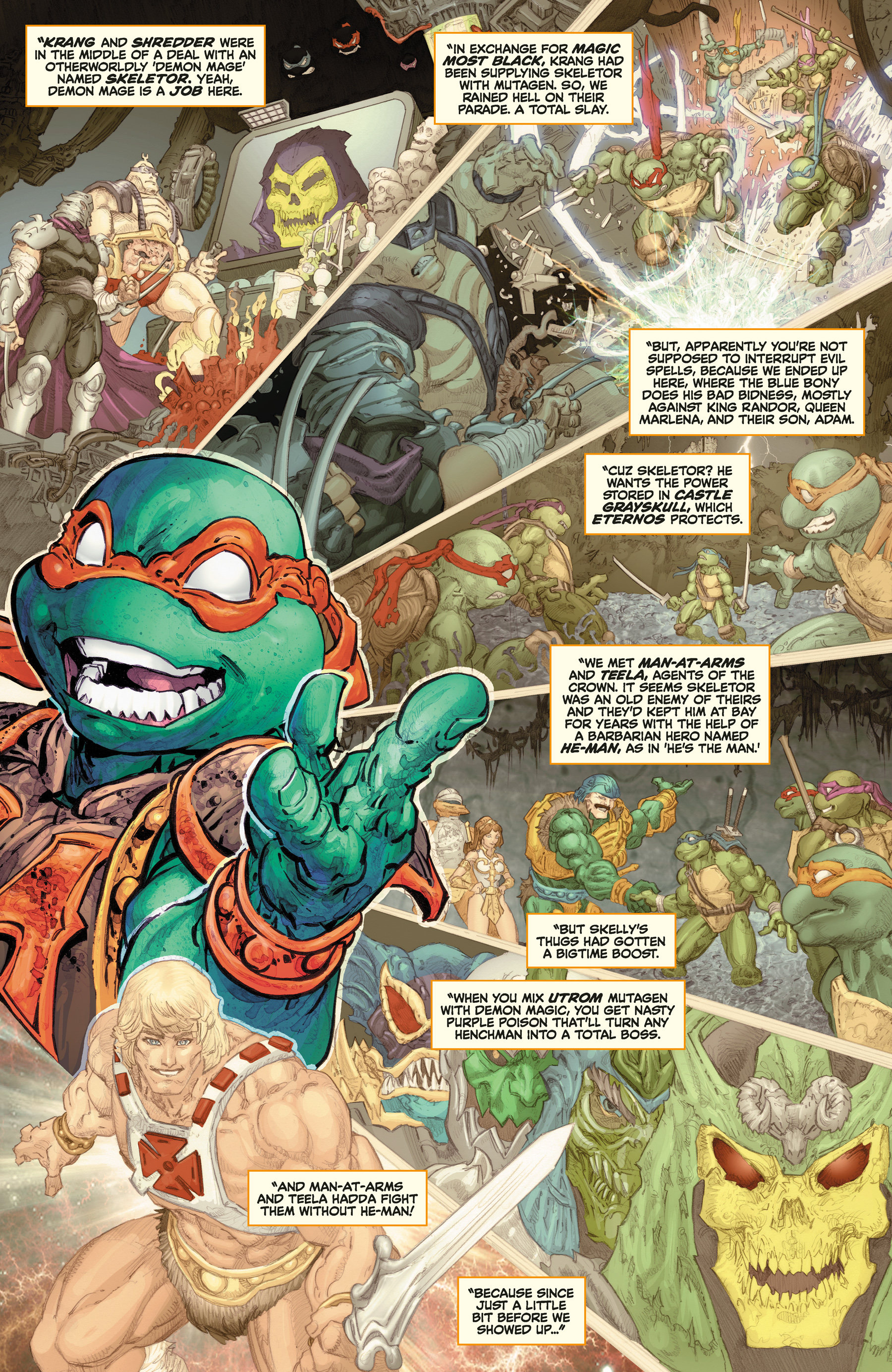 Masters of the Universe / Teenage Mutant Ninja Turtles: Turtles of Grayskull (2024-) issue 1 - Page 6