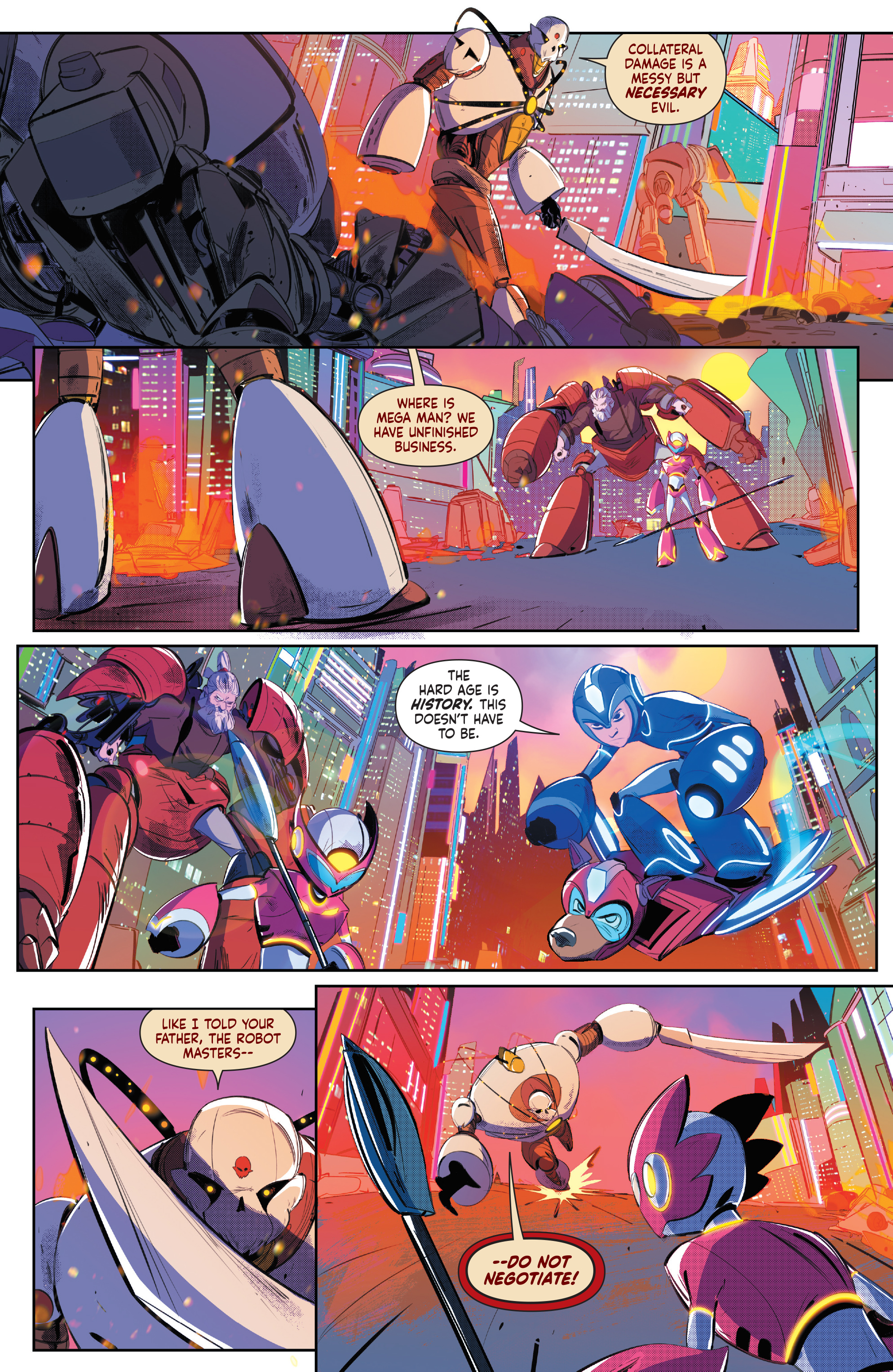 Mega Man Fully Charged Chapter 4 Page