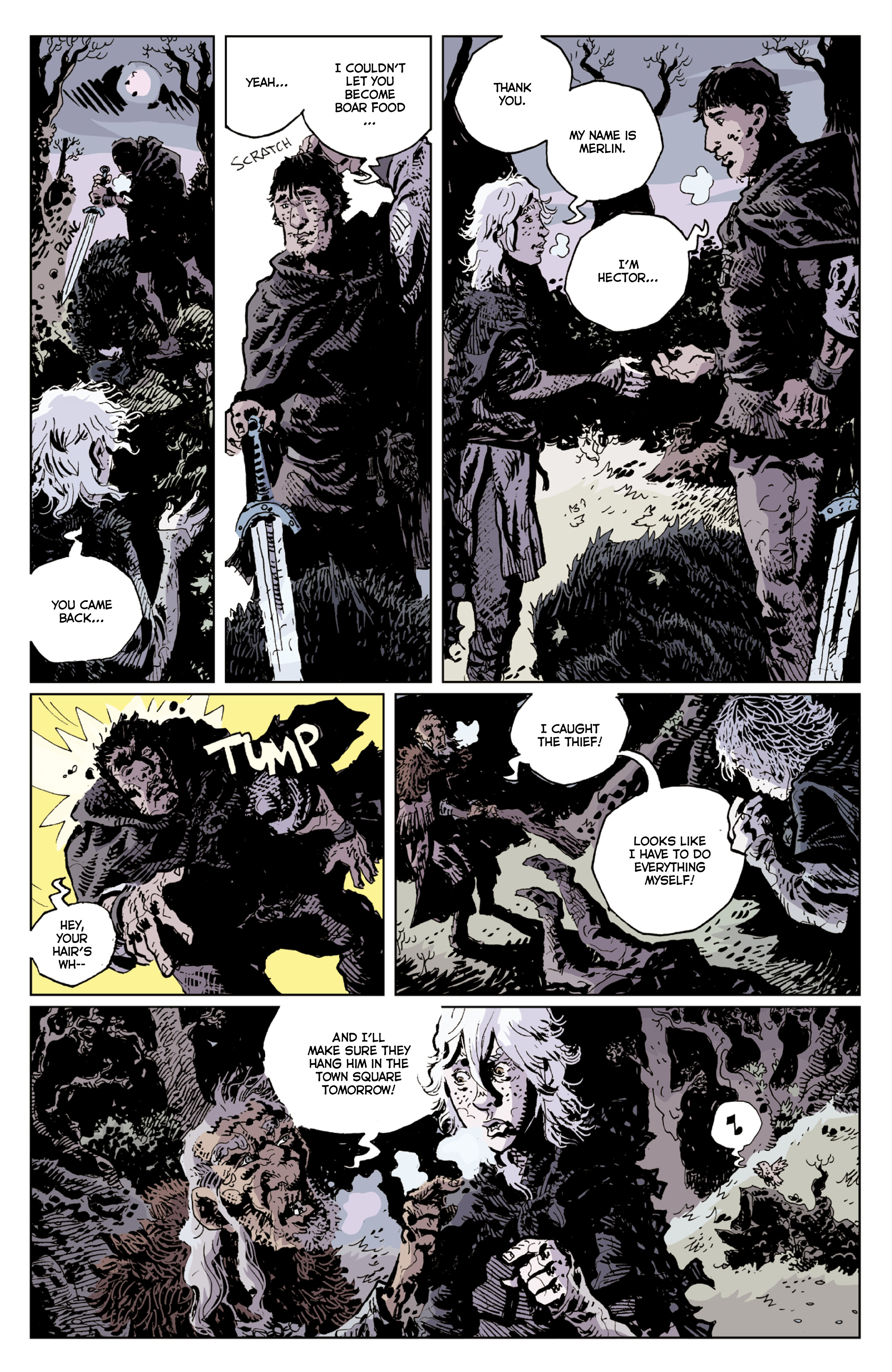 Merlin and Hector: The Swineherd and the Thief (2022) issue TP - Page 14