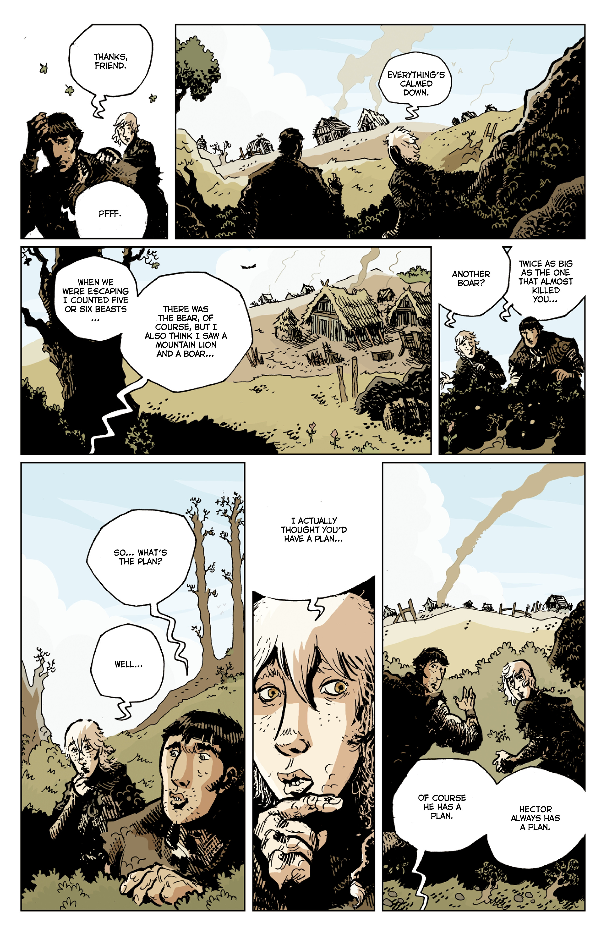 Merlin and Hector: The Swineherd and the Thief (2022) issue TP - Page 42