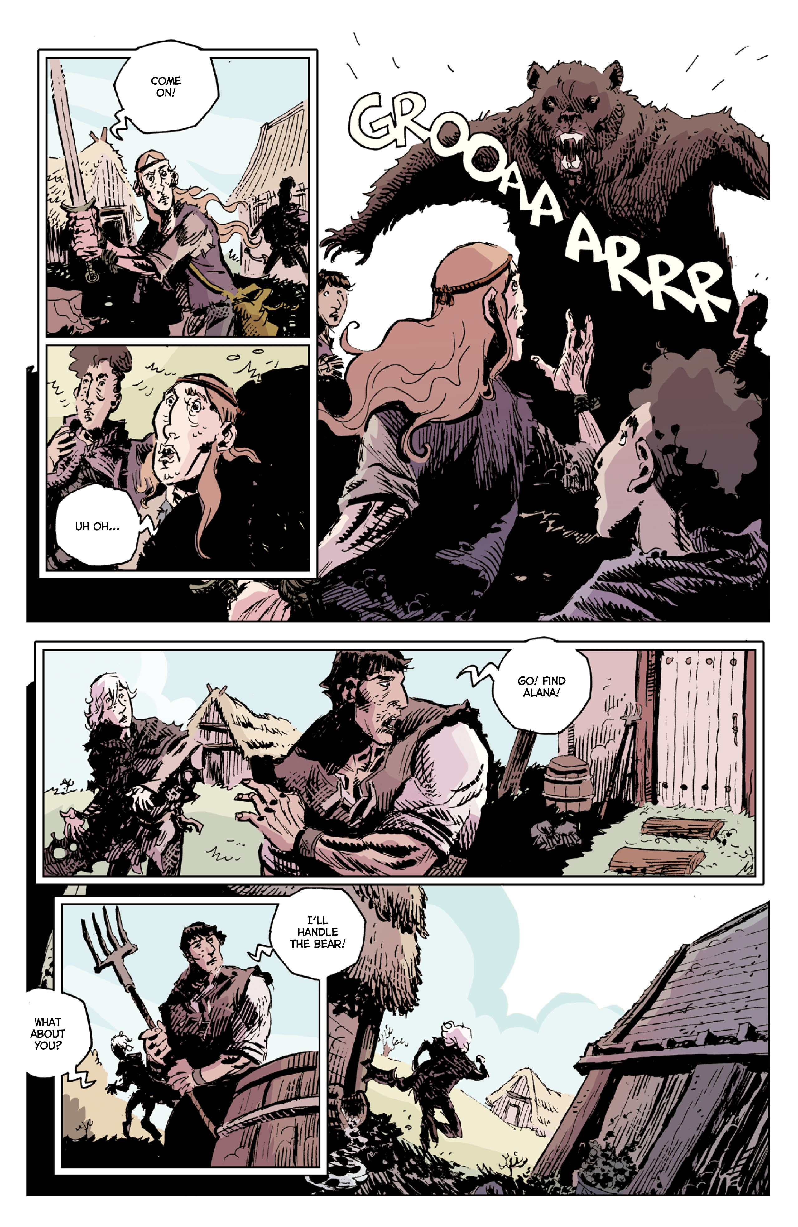 Merlin and Hector: The Swineherd and the Thief (2022) issue TP - Page 56