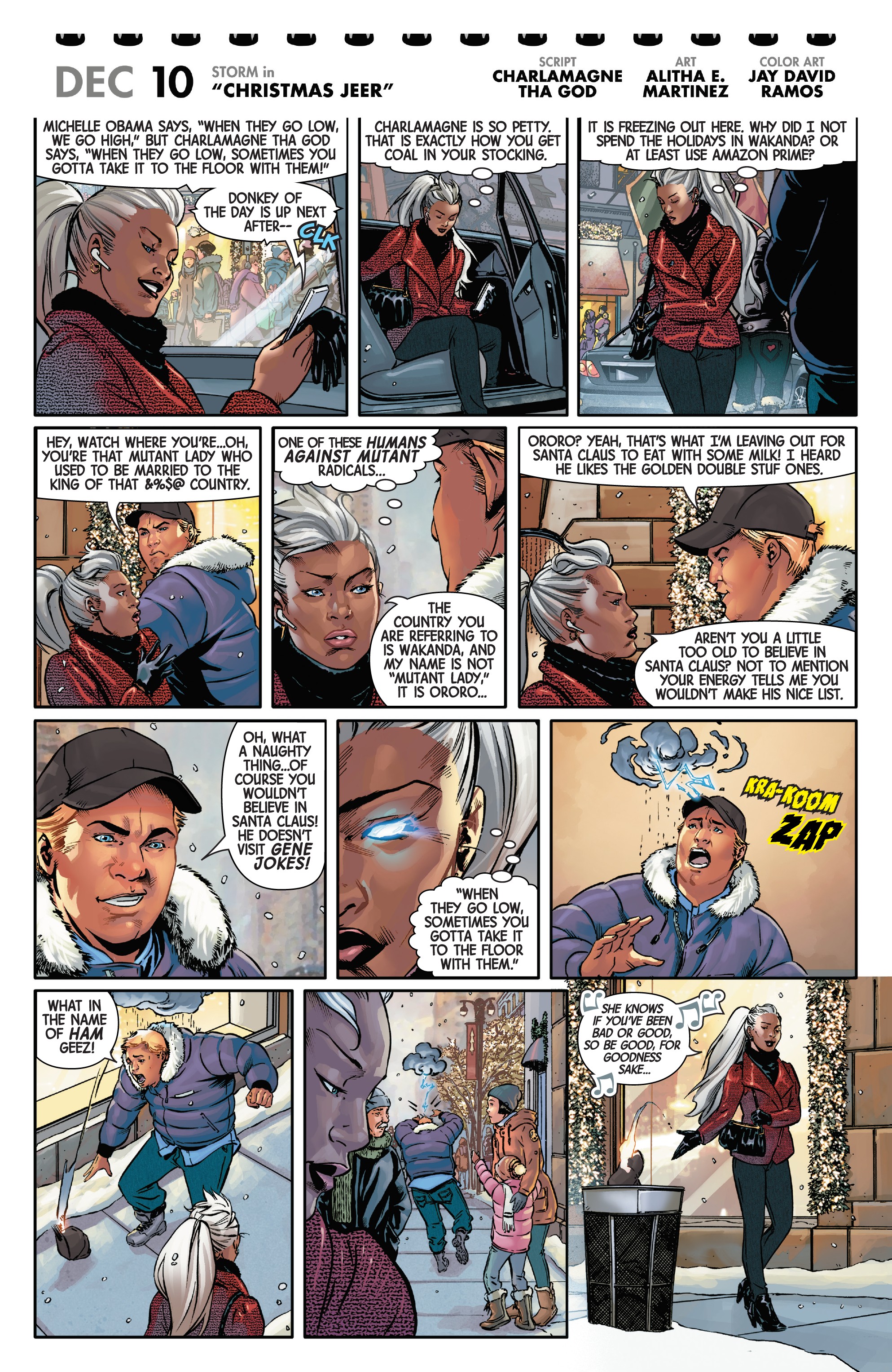 Merry X-Men Holiday Special (2018) issue 1 - Page 12