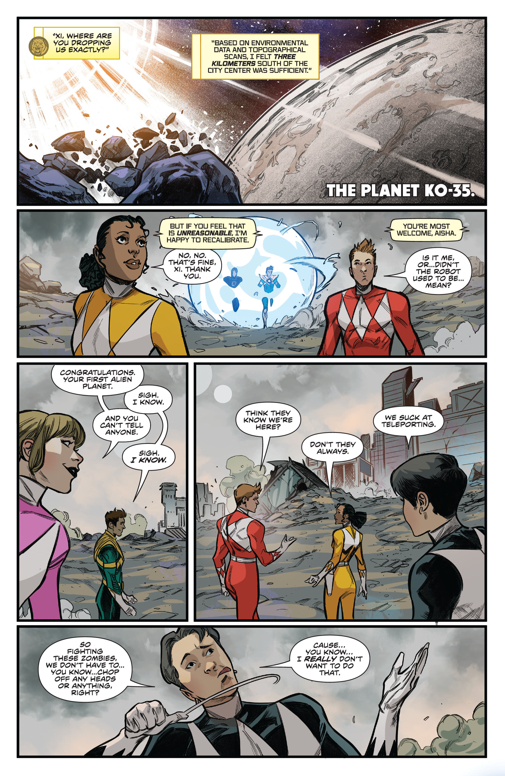 Mighty Morphin Power Rangers (2022-) issue 100 - Page 7