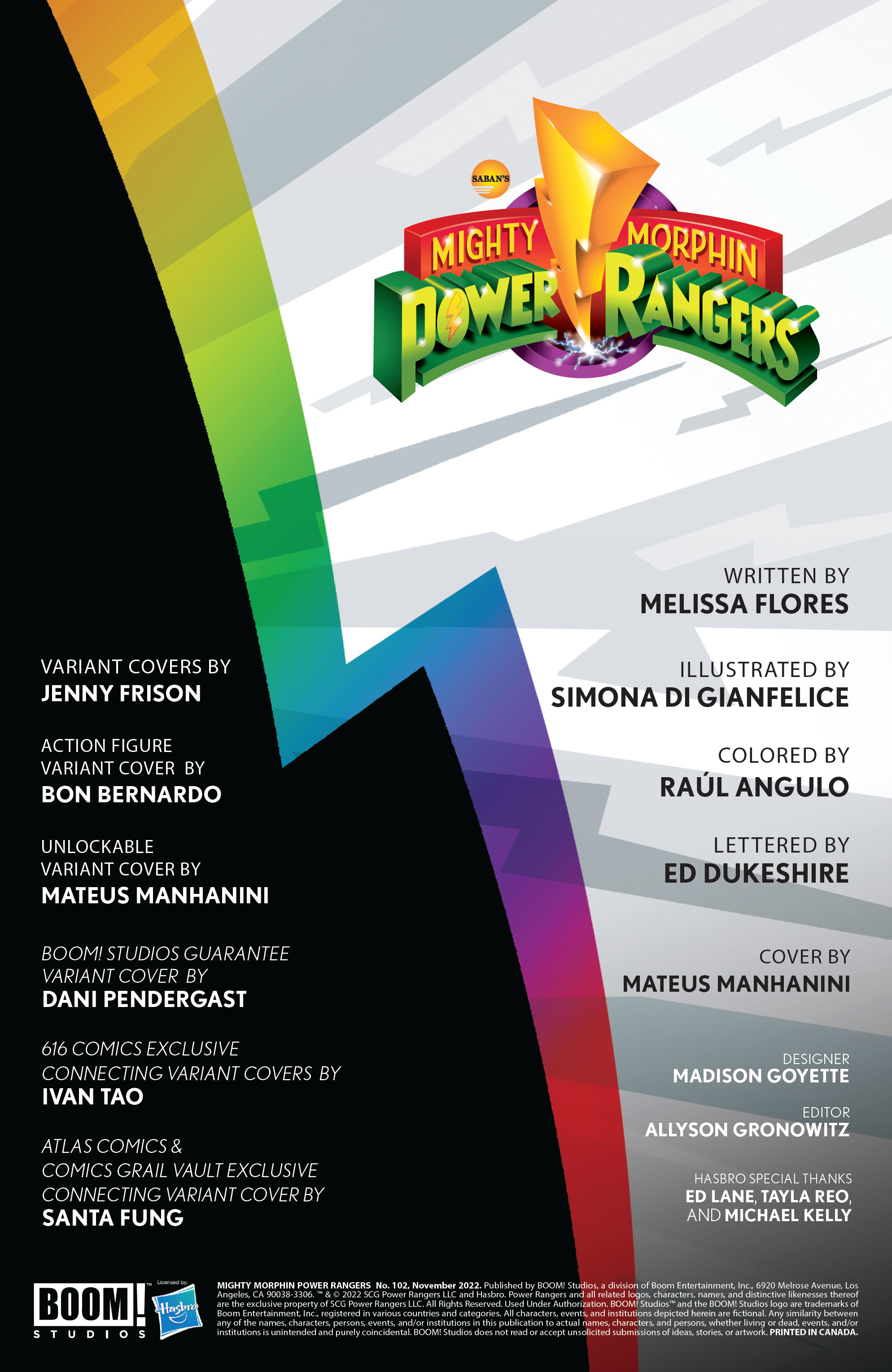 Mighty Morphin Power Rangers (2022-): Chapter 102 - Page 2