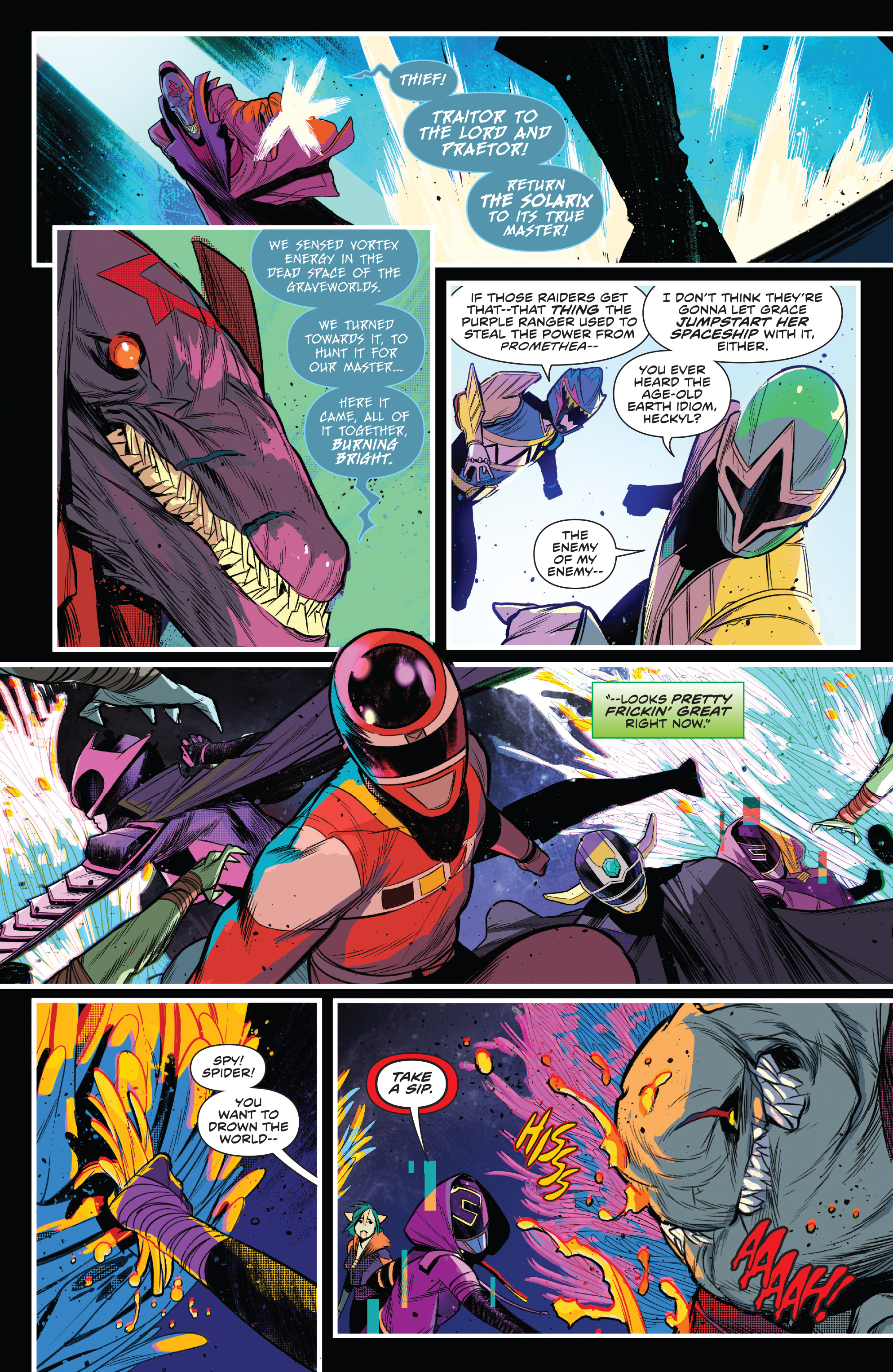 Mighty Morphin Power Rangers: Beyond the Grid (2020) issue 1 - Page 36