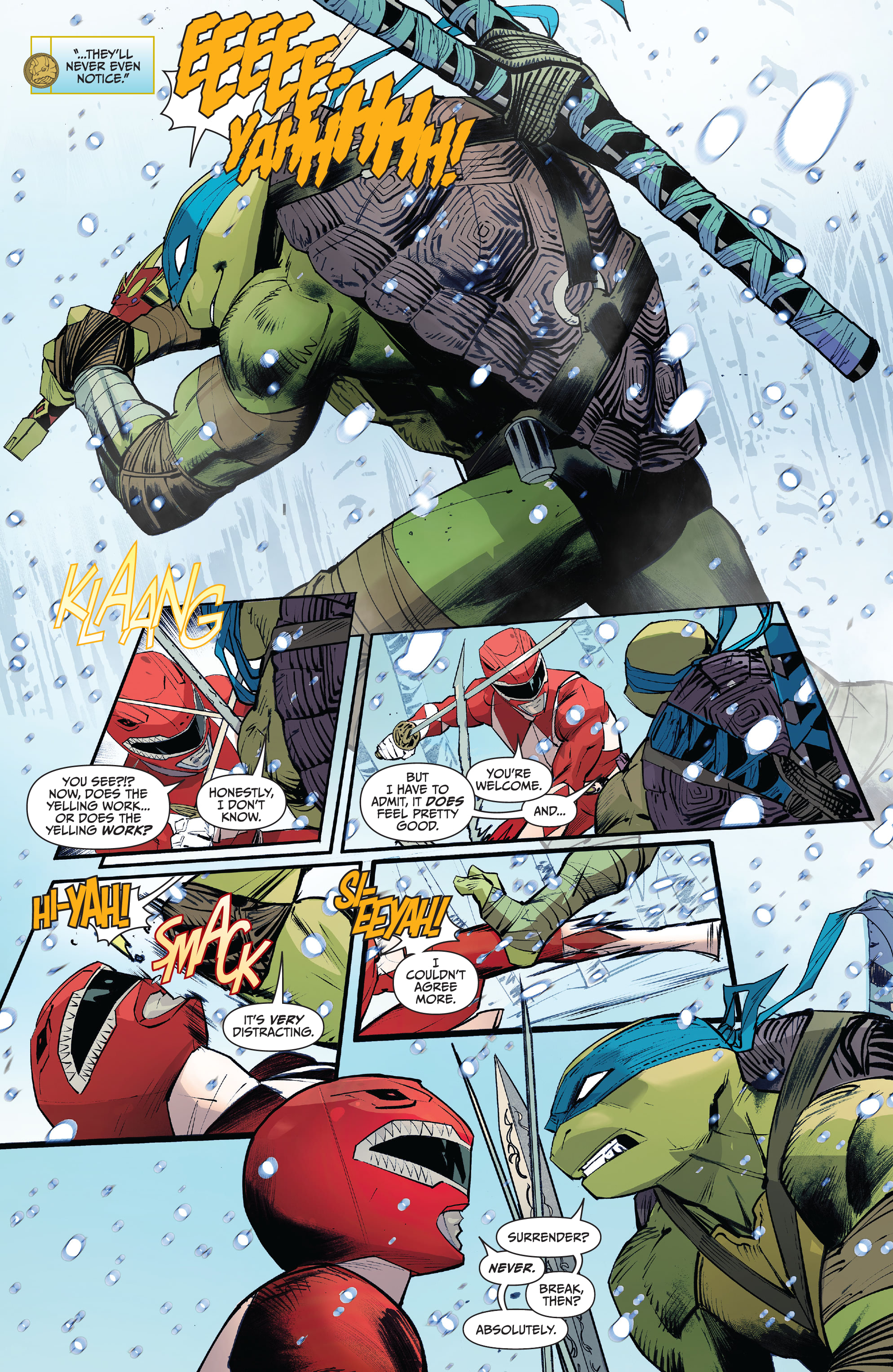 Mighty Morphin Power Rangers / Teenage Mutant Ninja Turtles II  (2022-) issue 1 - Page 9