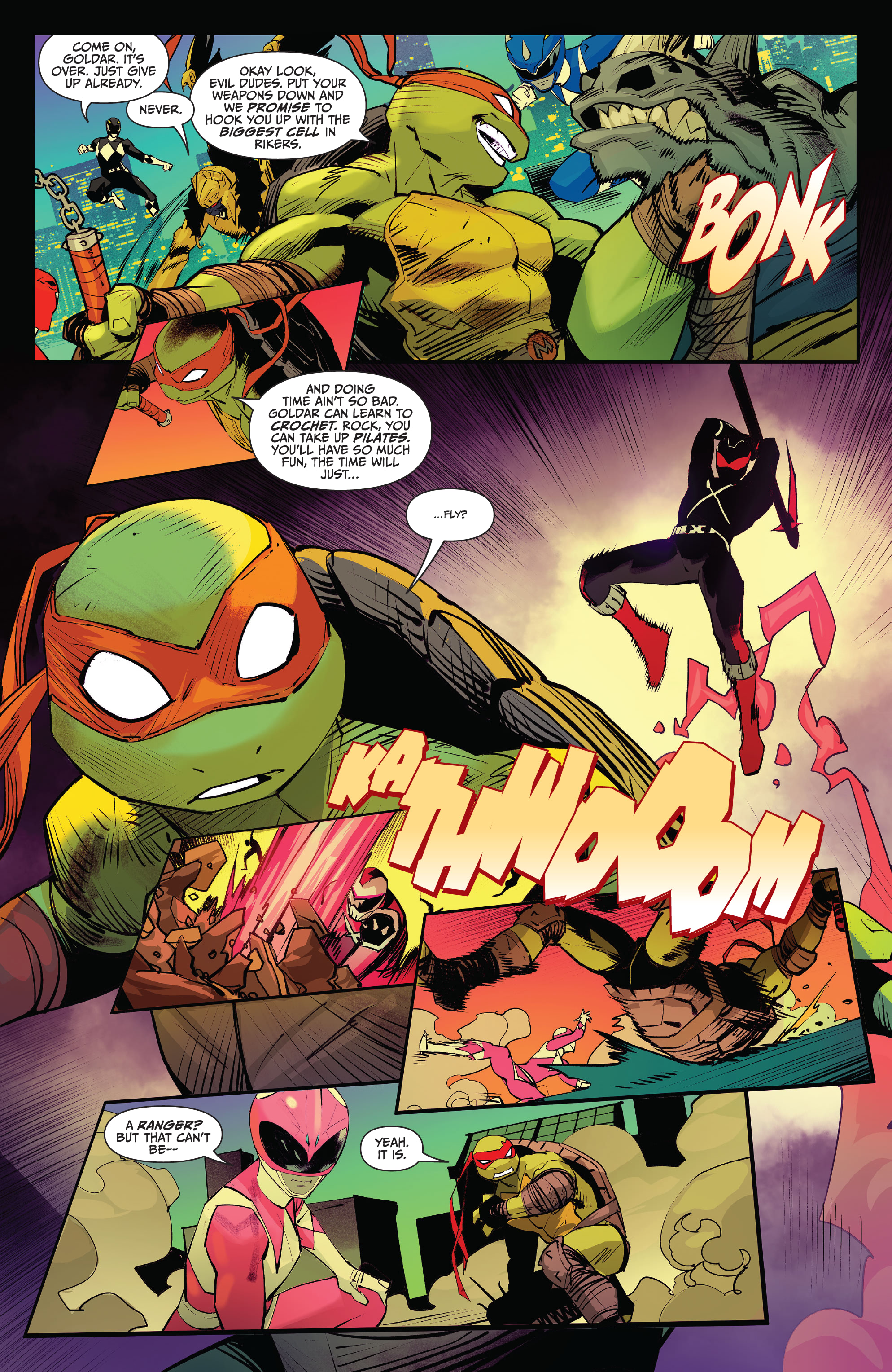 Mighty Morphin Power Rangers / Teenage Mutant Ninja Turtles II  (2022-) issue 1 - Page 21