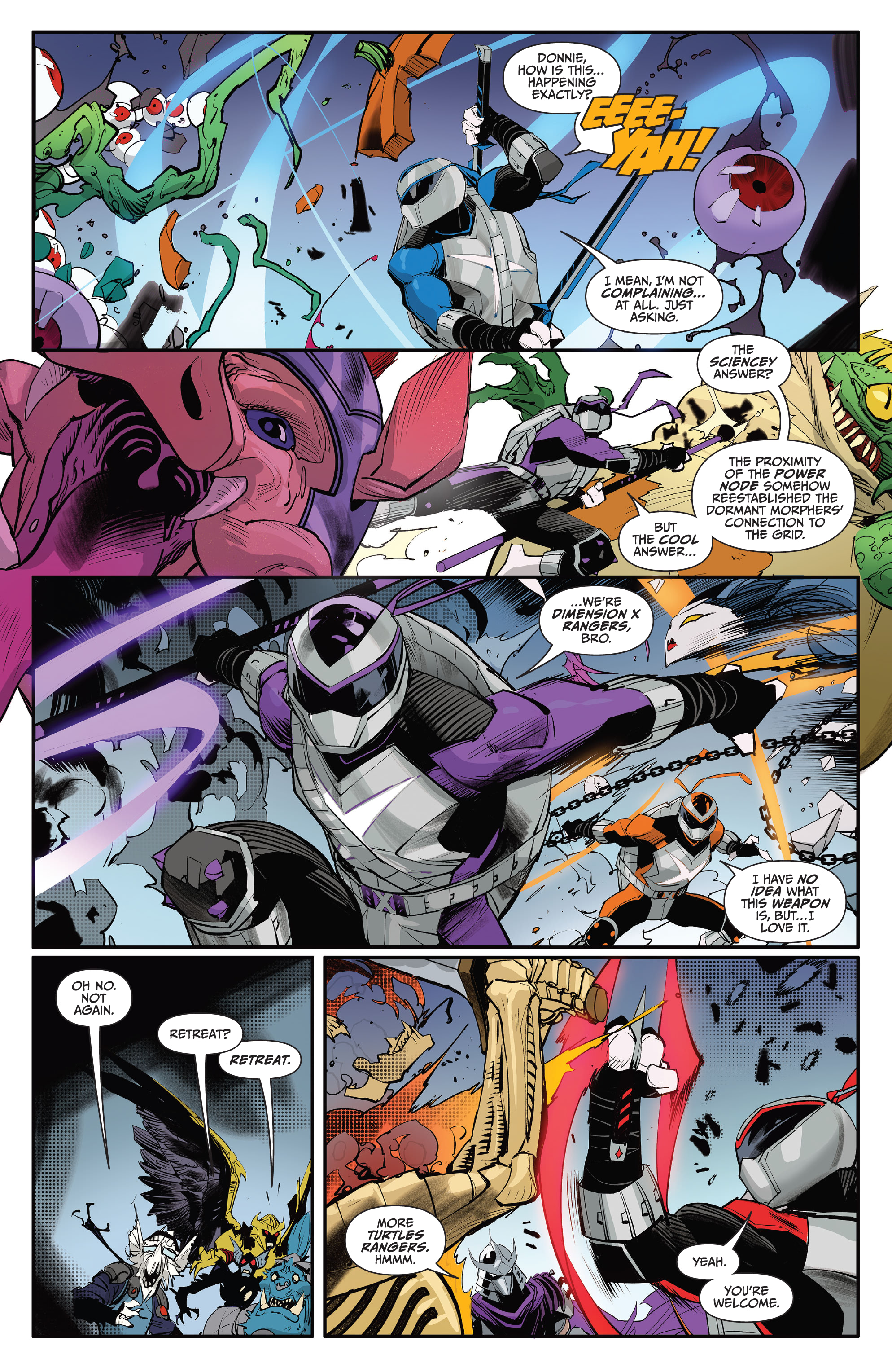 Mighty Morphin Power Rangers / Teenage Mutant Ninja Turtles II  (2022-) issue 4 - Page 20